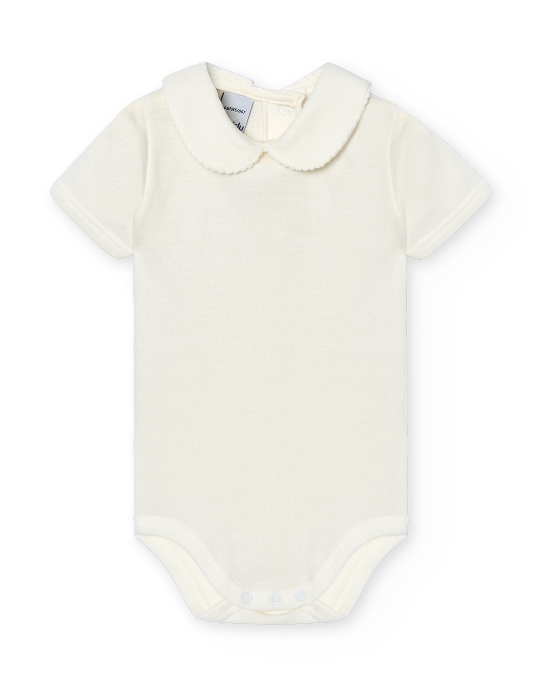 BABIDÚ - Pack de 2 bodys de bebé cuello bebé y manga corta.