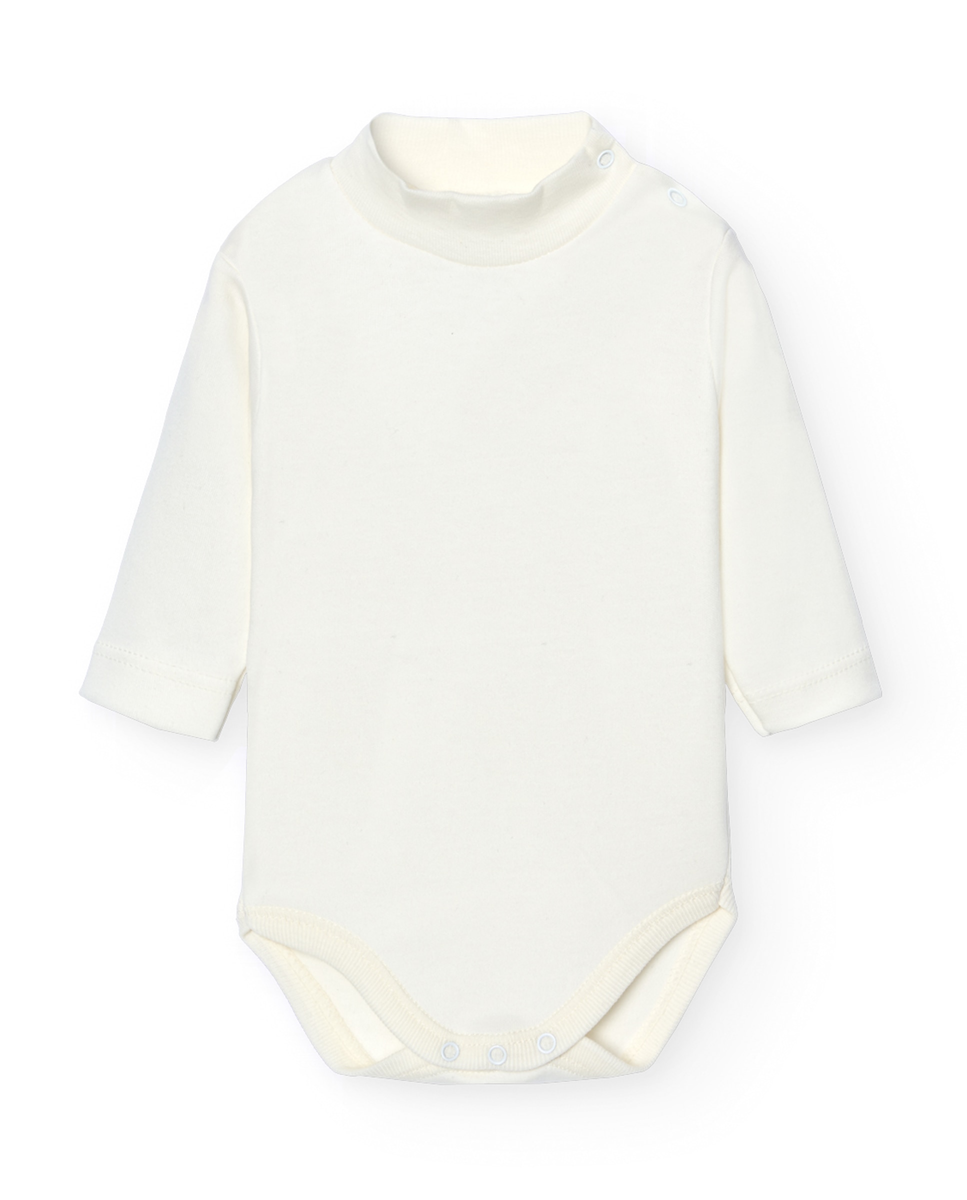 BABIDÚ - Pack de 2 bodys de bebé manga larga y cuello cisne.