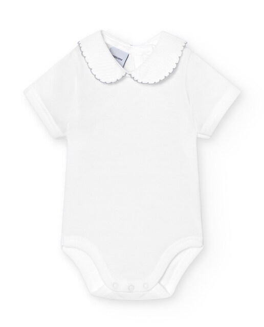 Imagen 0 de Pack de 2 bodys de bebé manga corta cuello bebe pique