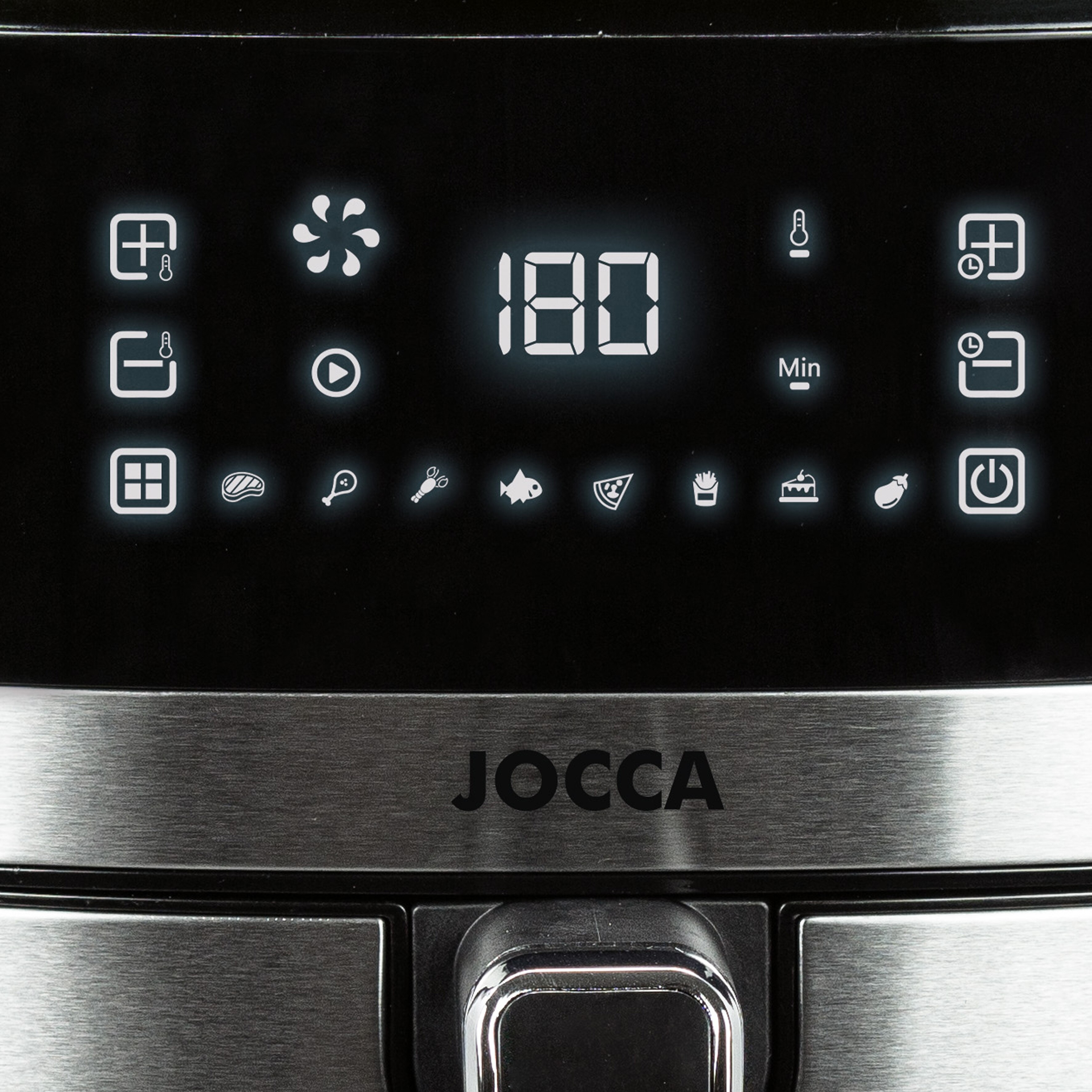 Freidora de aire Jocca 2192 con capacidad para 6,5L - Negro Negro-2