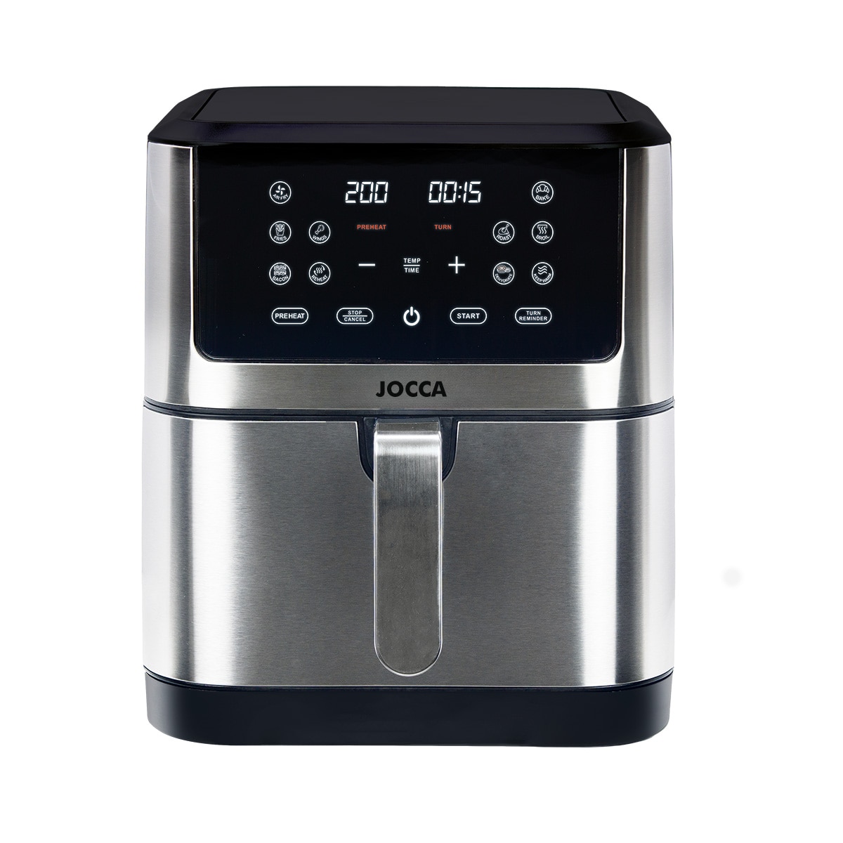 Jocca – Freidora de aire sin aceite Jocca 2193 con capacidad para 8 litros.