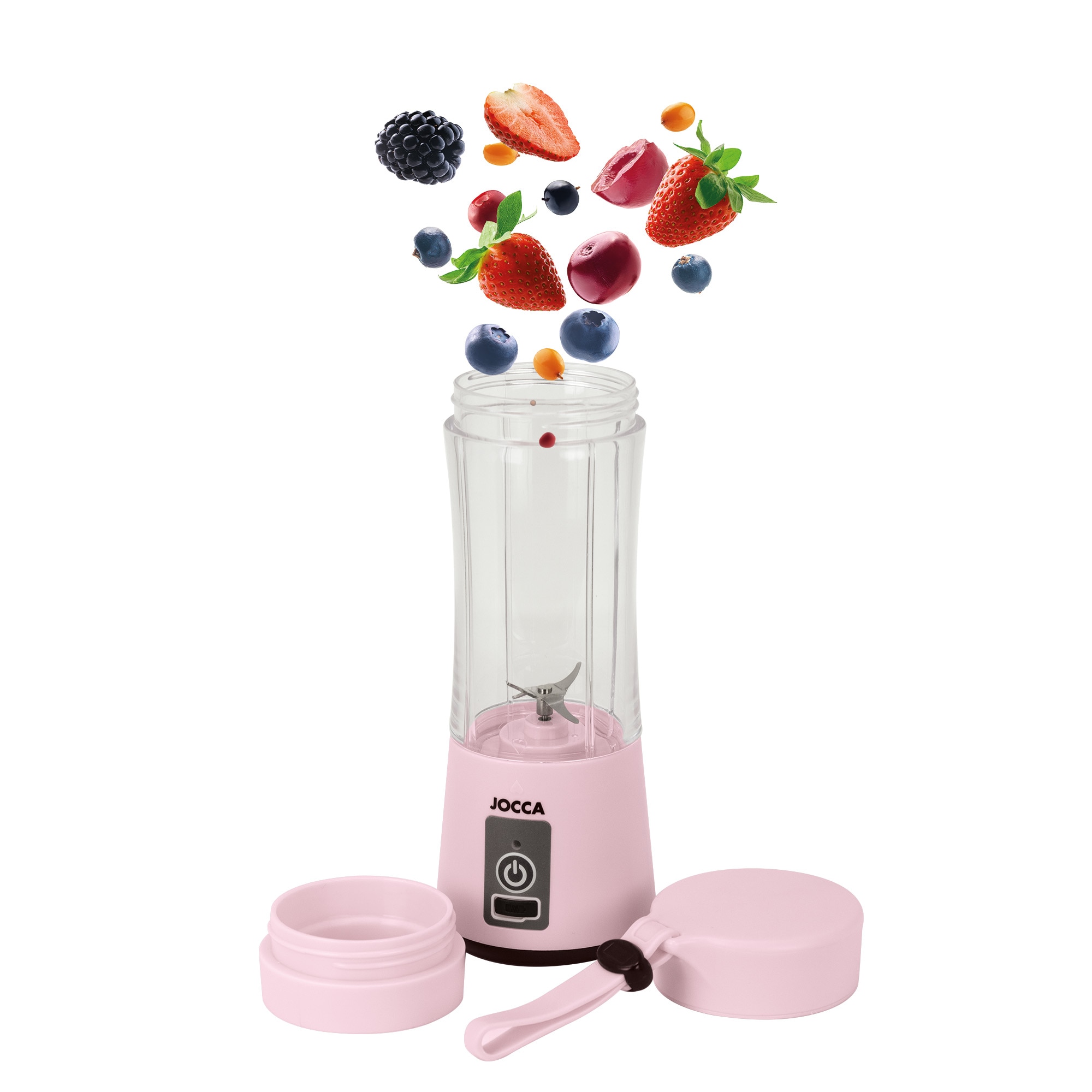 Batidora portátil Jocca 1582P USB - Rosa Rosa-2
