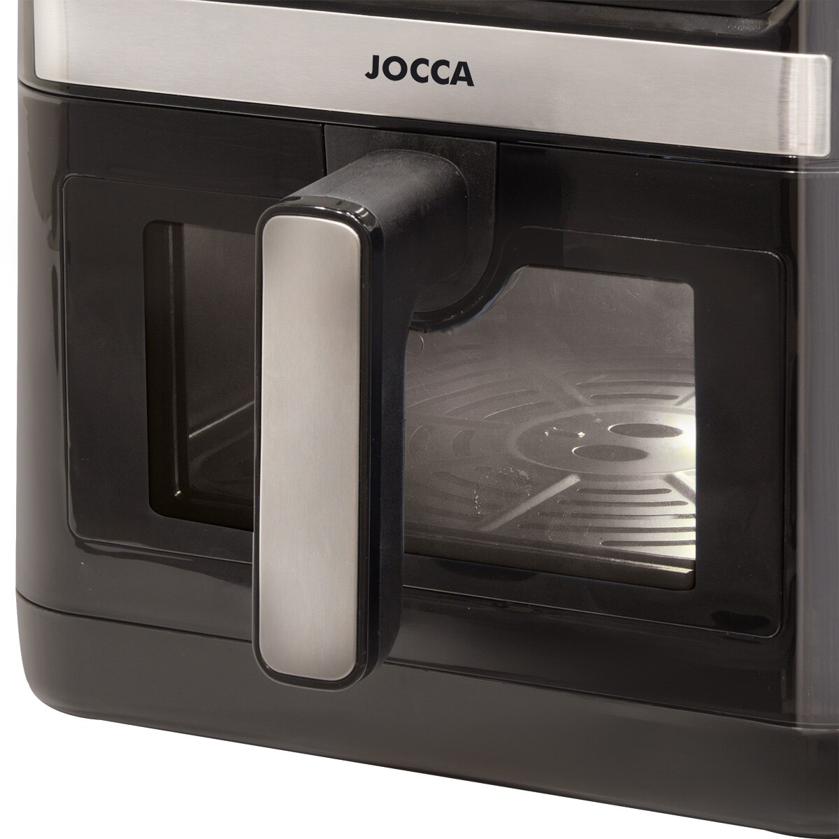 Freidora de aire Jocca 2297 con capacidad para 7L con ventana - Negro Negro-3