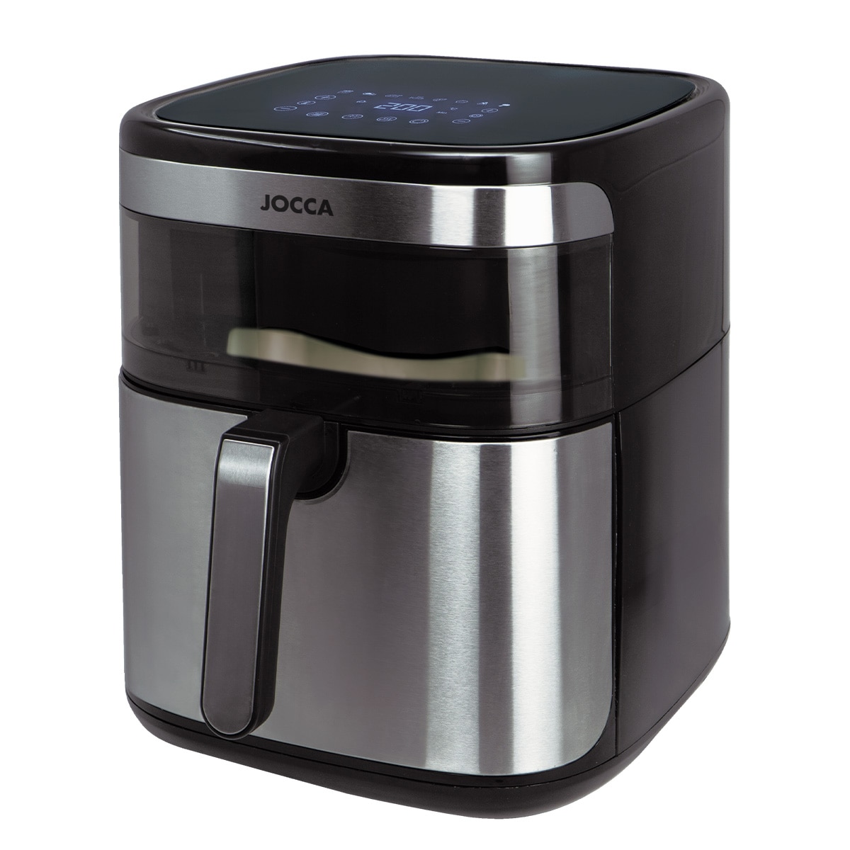 Freidora de aire Jocca 2385 capacidad 10L con ventana - Negro Negro-2