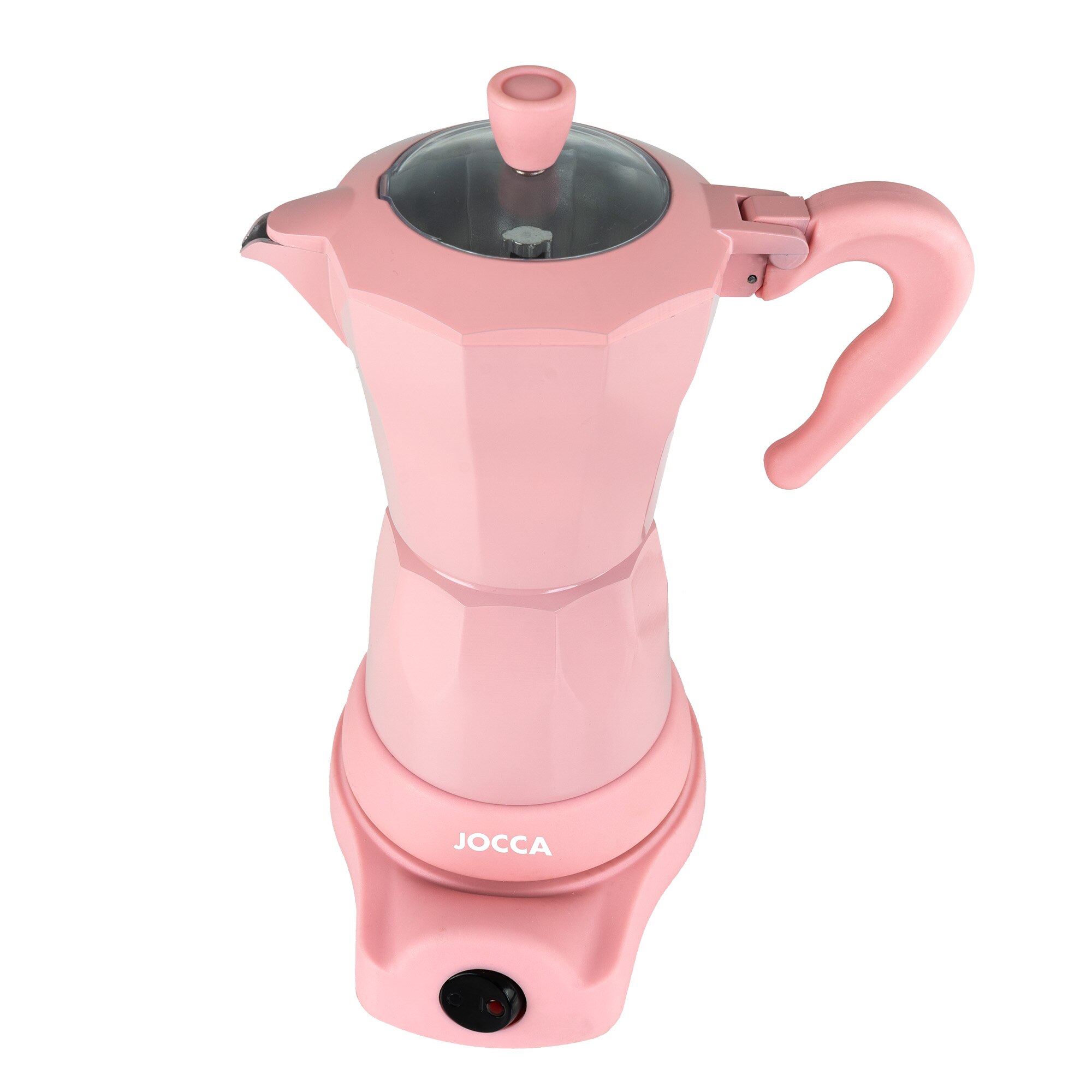 Cafetera italiana eléctrica Jocca 2482 6 tazas - Rosa Rosa-2