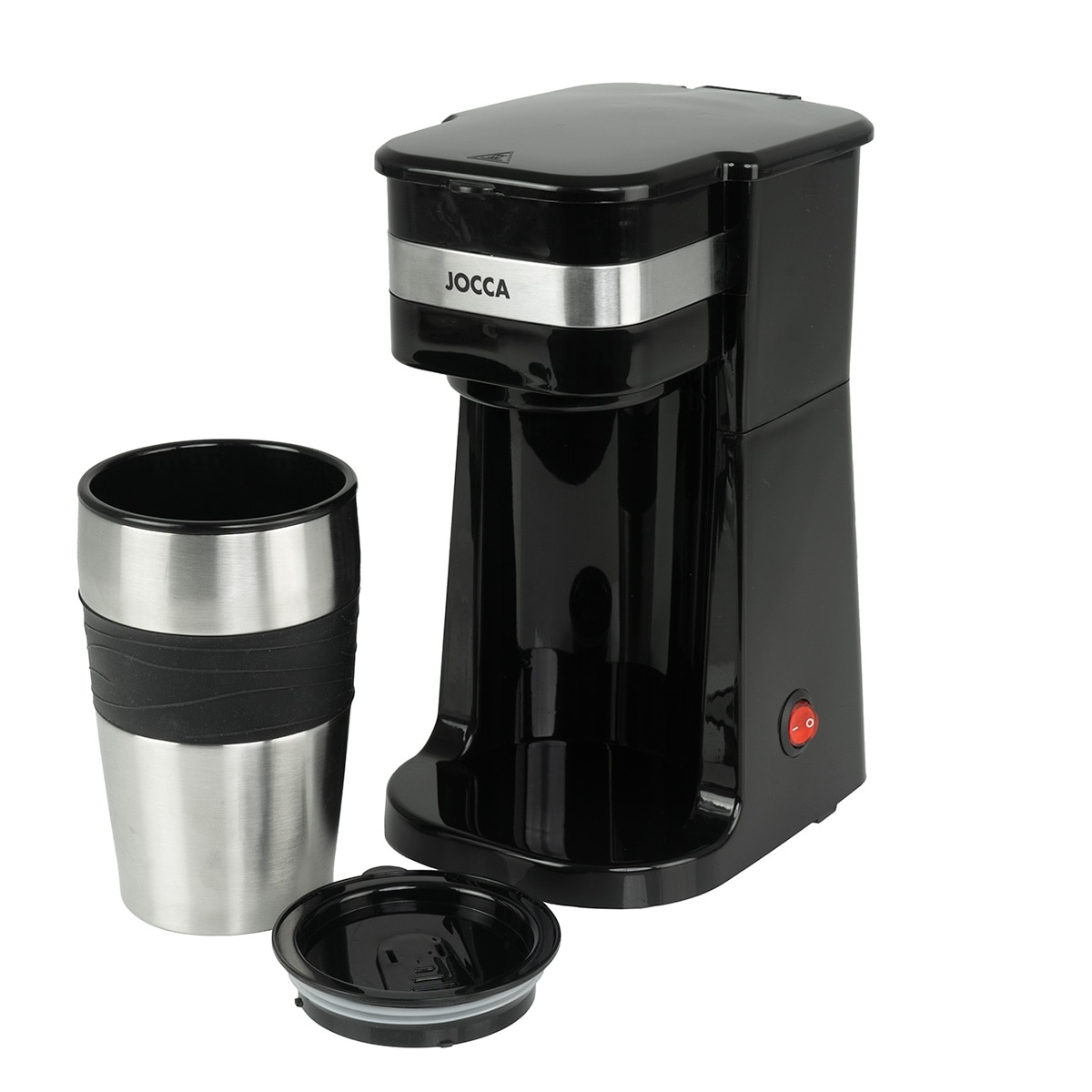 Cafetera goteo individual Jocca 2768 con termo 420ml - Negro Negro-3
