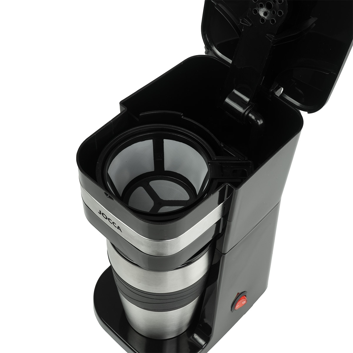 Cafetera goteo individual Jocca 2768 con termo 420ml - Negro Negro-4