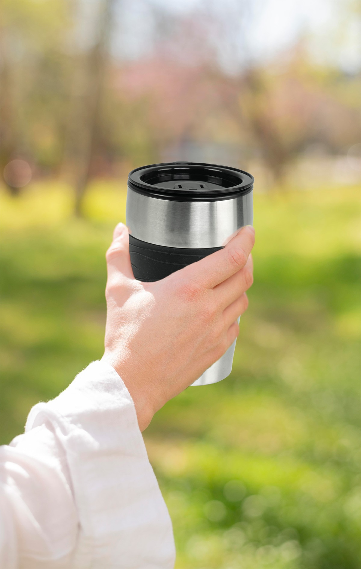 Cafetera goteo individual Jocca 2768 con termo 420ml - Negro Negro-6