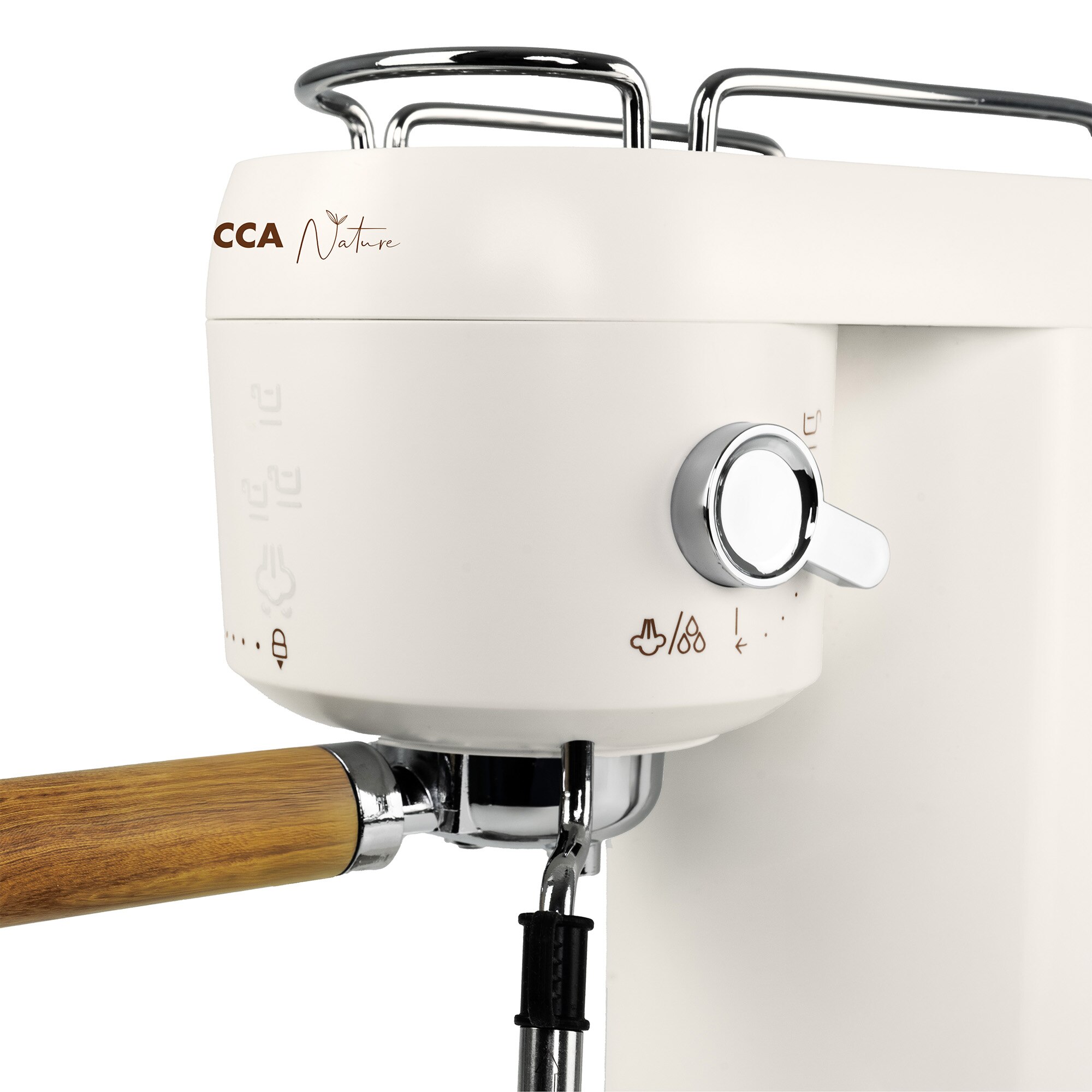 Cafetera espresso Elegance Jocca 2781 de 20 bares 1 litro - Blanco Blanco-3