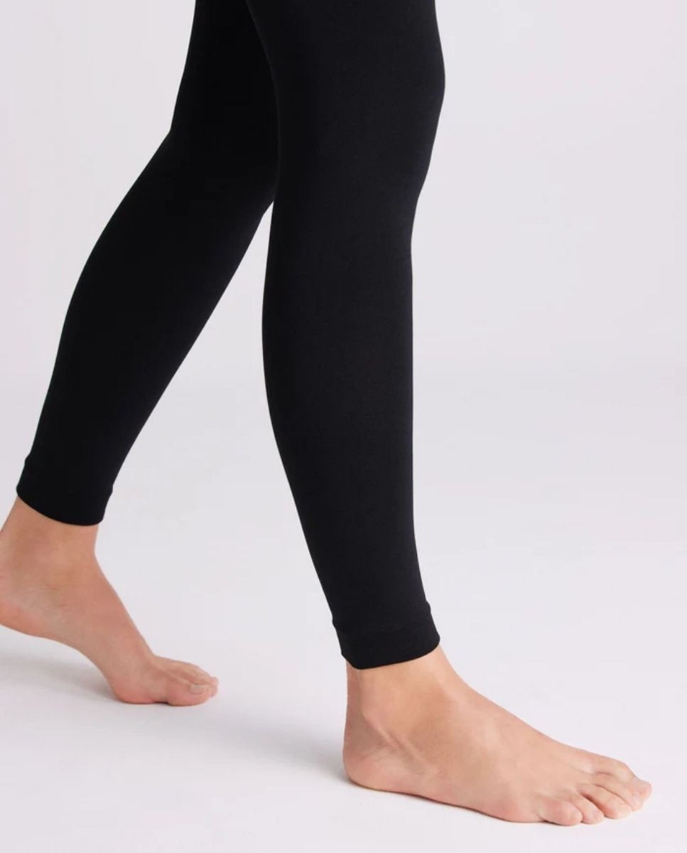 Leggings-panty térmicos ligeros afelpados 140 denier - Ysabel Mora - Negro Negro-3