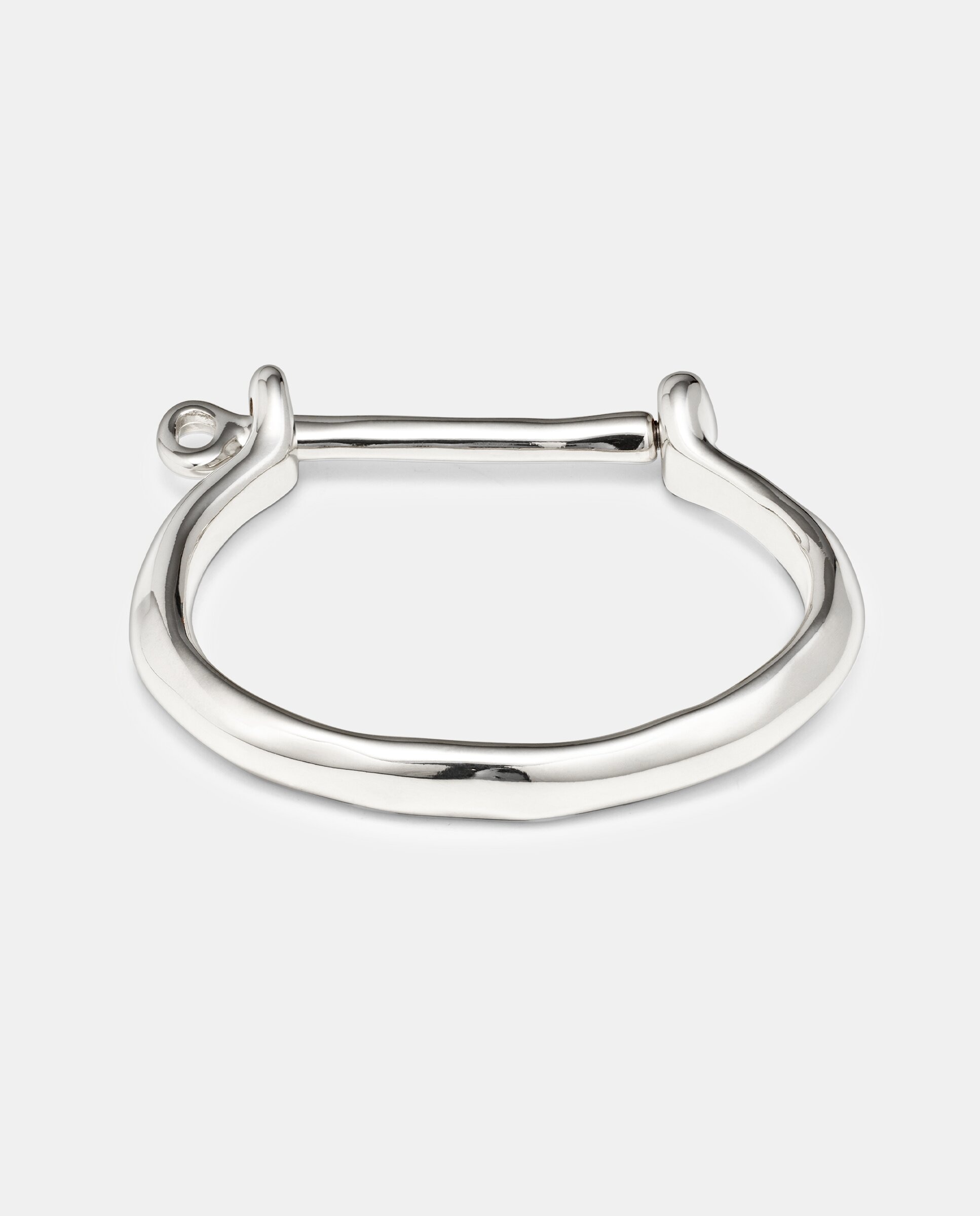 Pulsera bañada en plata de ley - Plata Plata-3