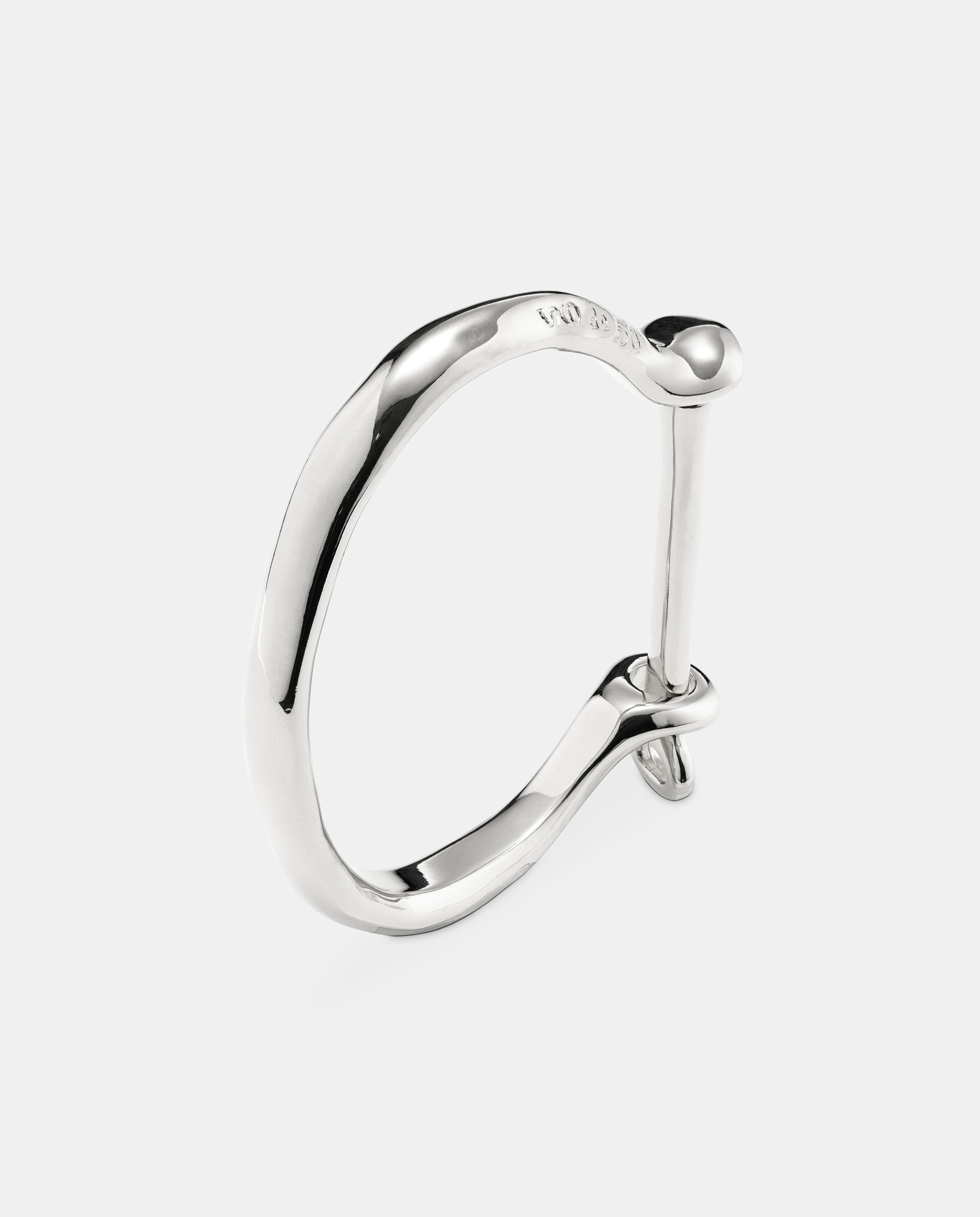Pulsera bañada en plata de ley - Plata Plata-4