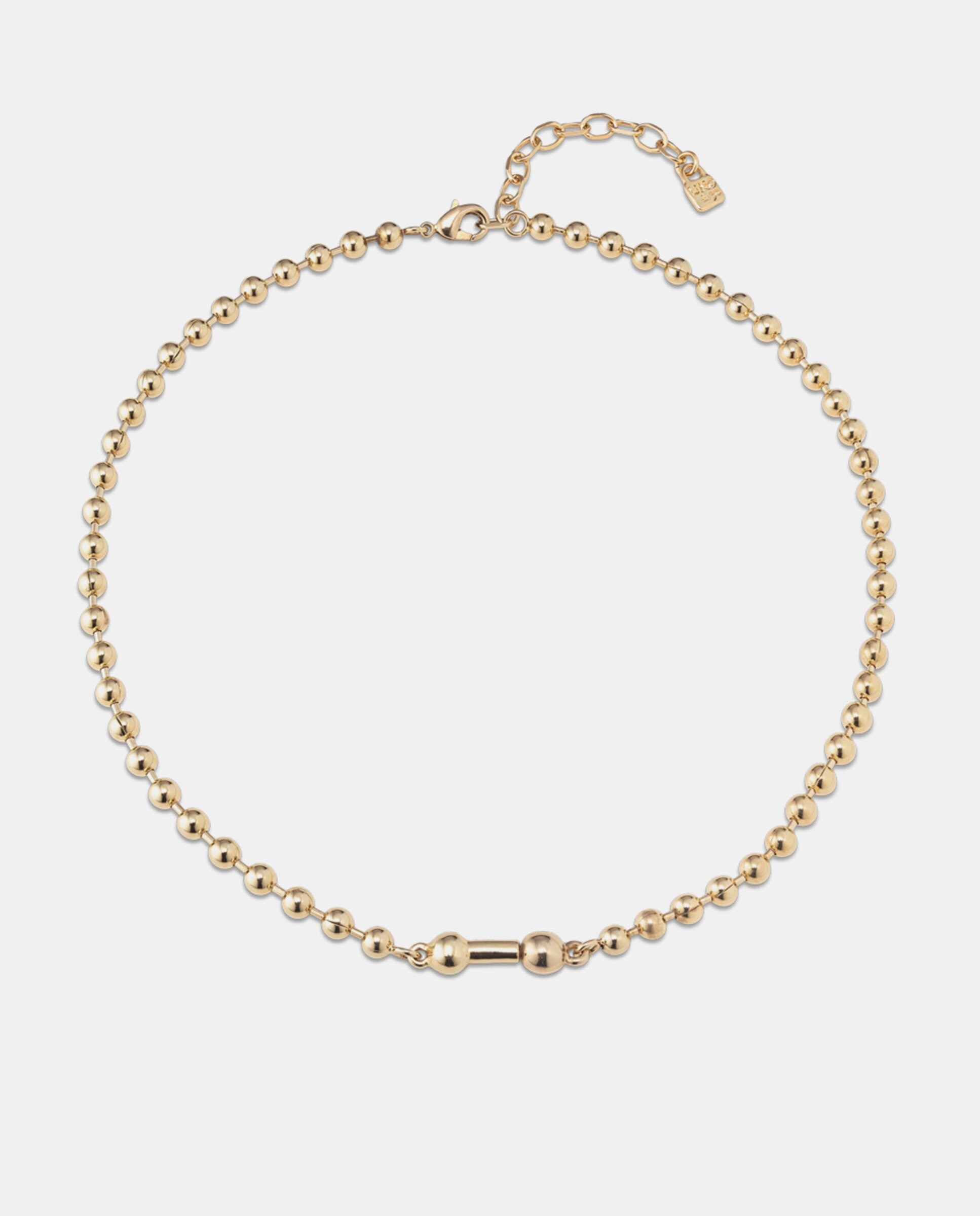 Collar corto bañado en oro 18k Oro UNO de 50 Oro-1