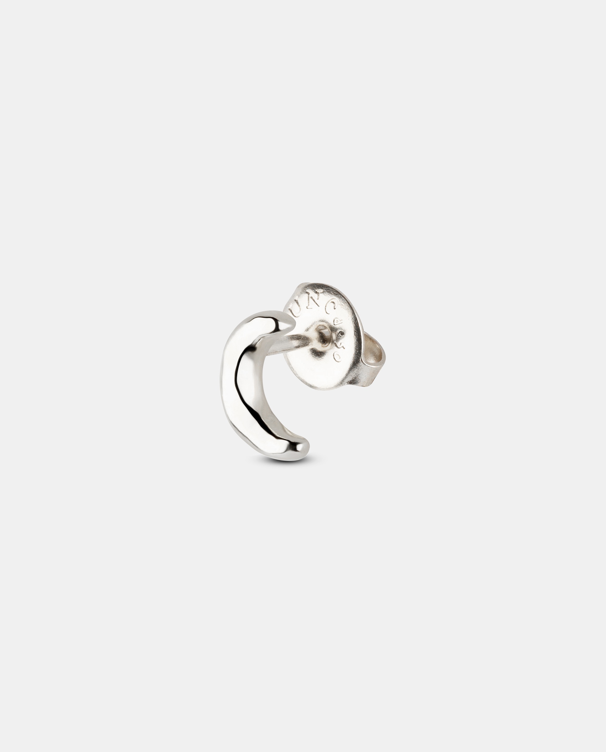 Piercing bañado en plata de ley de luna - Plata Plata-3