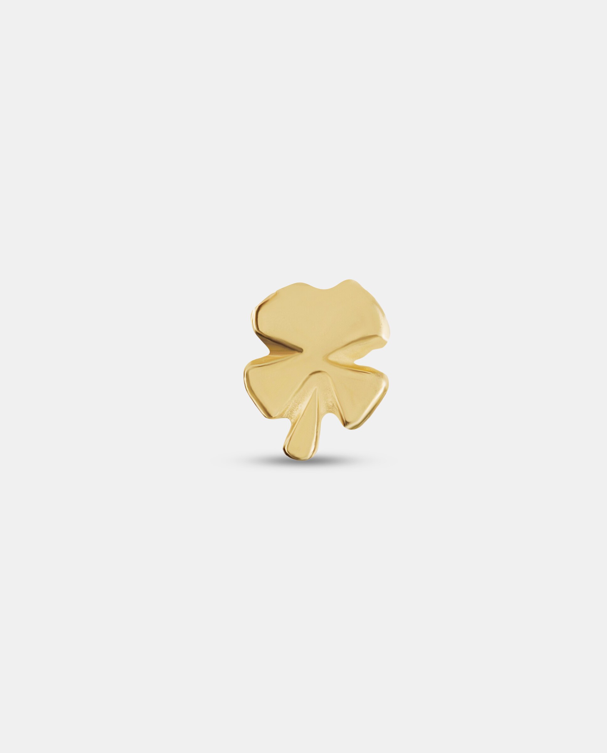 Imagen 0 de Piercing bañado en oro 18k de trébol Oro