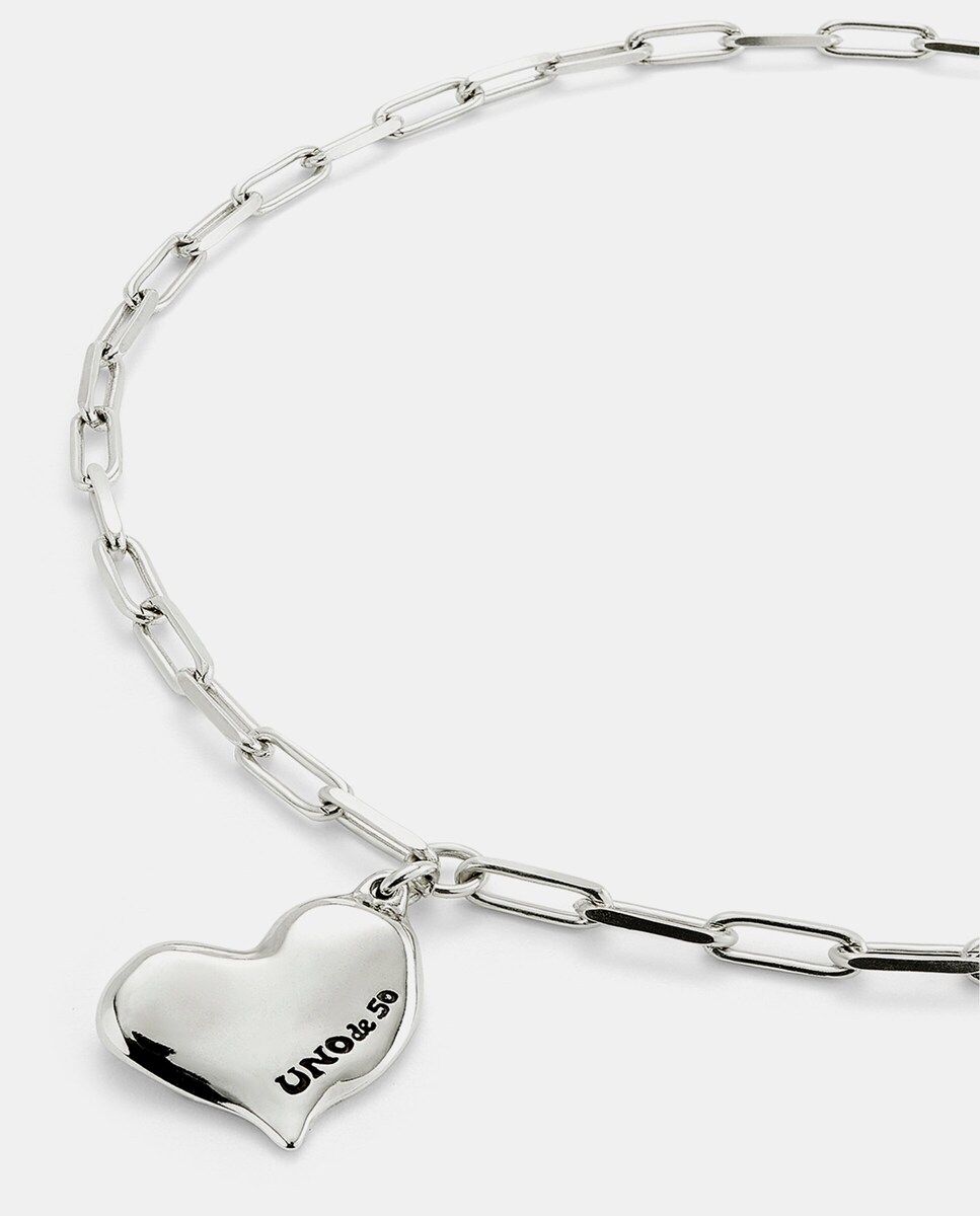 Collar corto bañado en plata de ley Plata-4