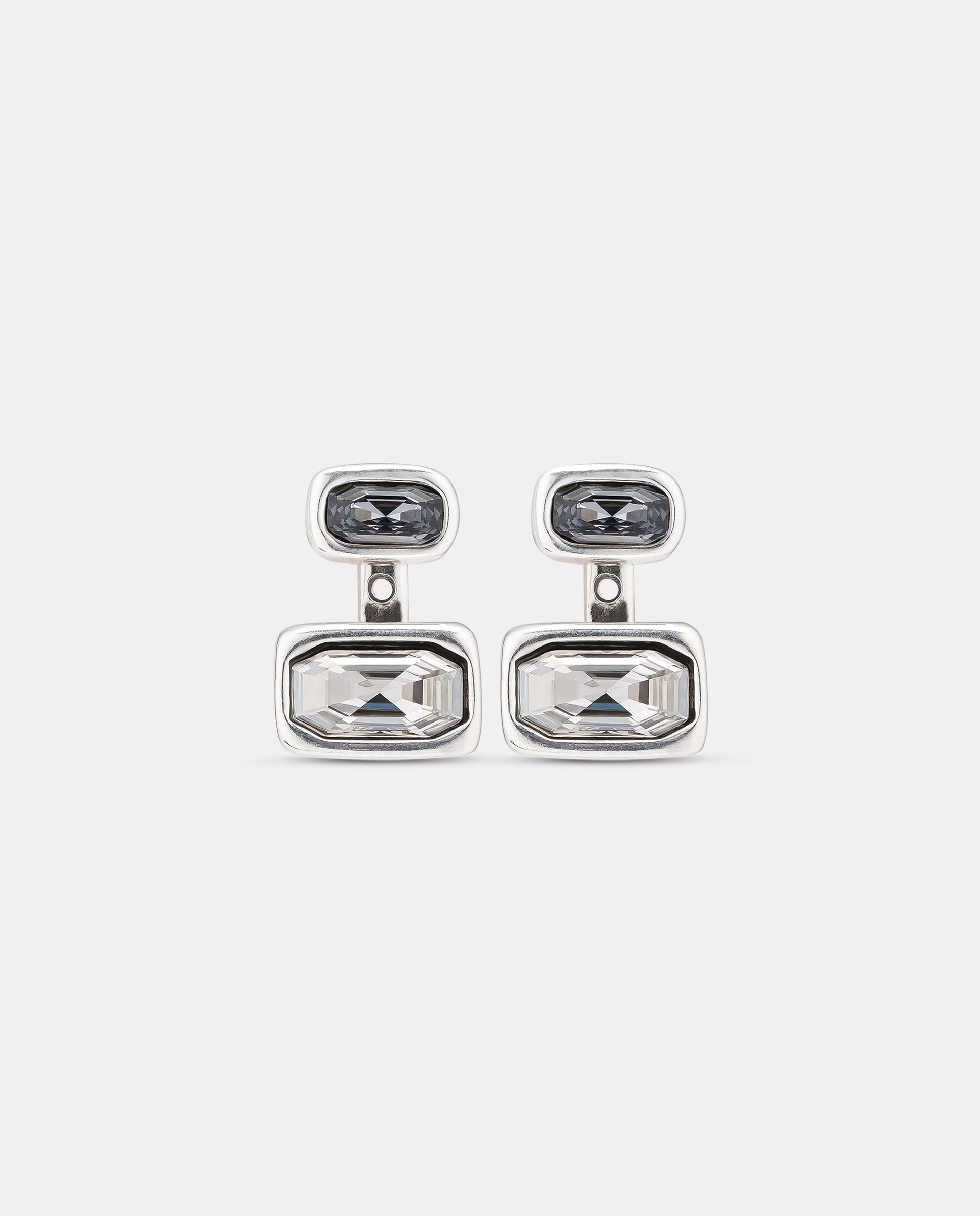 Pendientes De Tuerca De Diamantes De Imitación Cuadrados De 6 Mm De Tanzanita, Pendientes
