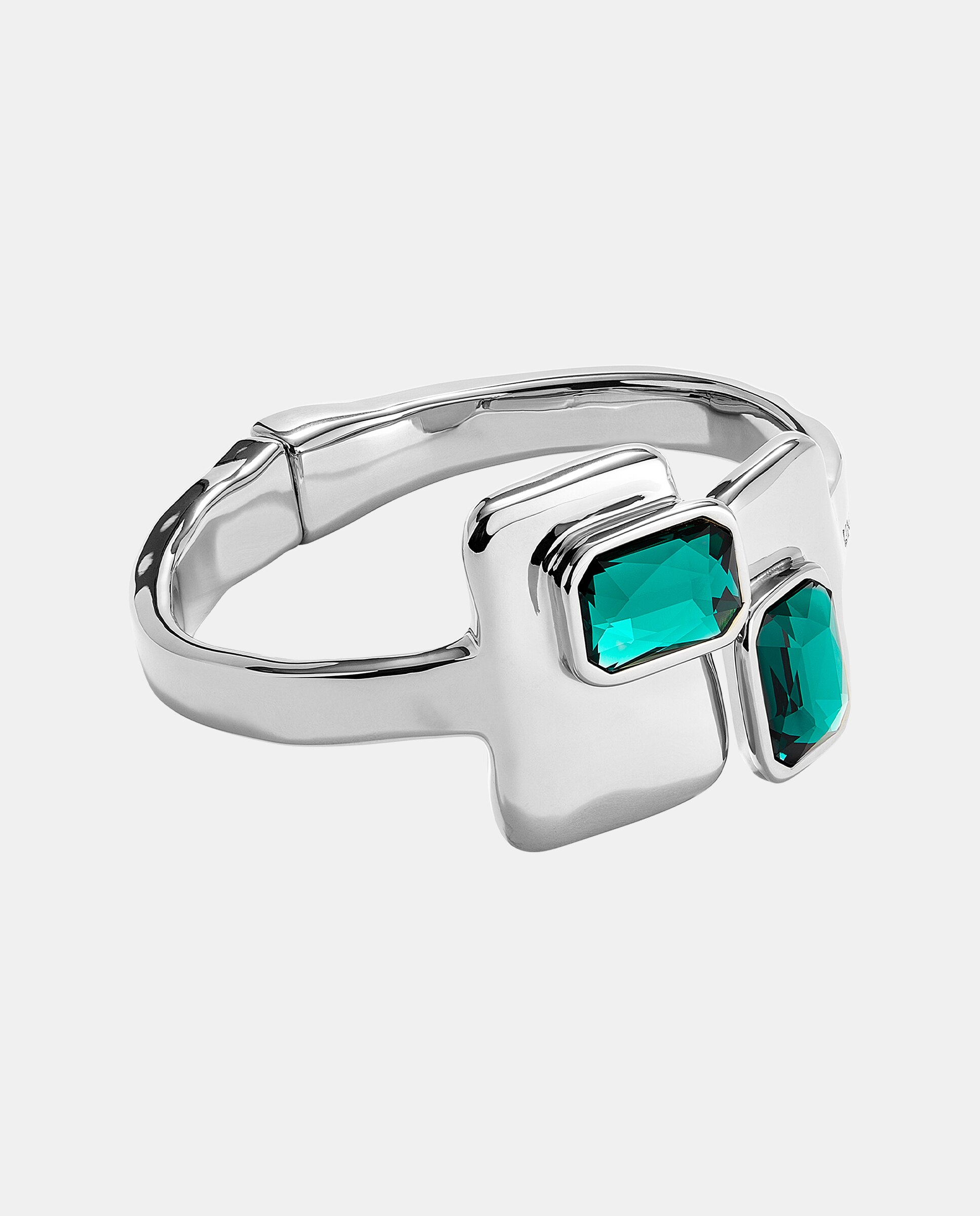 Pulsera bañada en de ley - UNO de 50 - Plata Plata-3