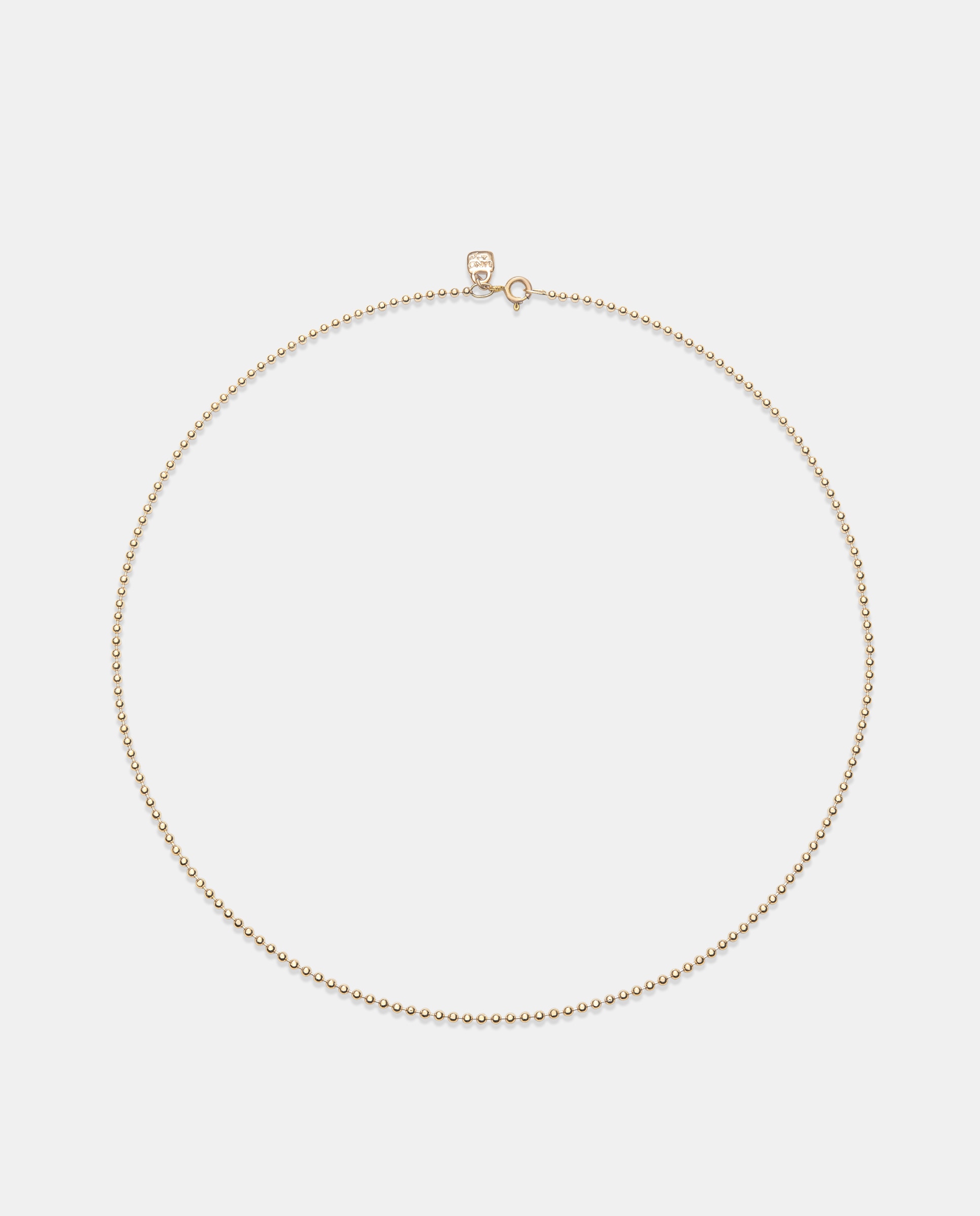 Imagen 0 de Cadena con bolas bañada en oro 18k Oro