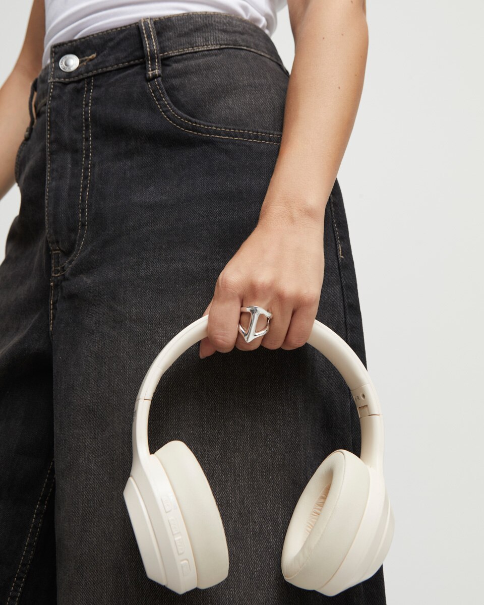 Anillo bañado en de ley con forma de mantarraya - UNO de 50 - Plata Plata-5