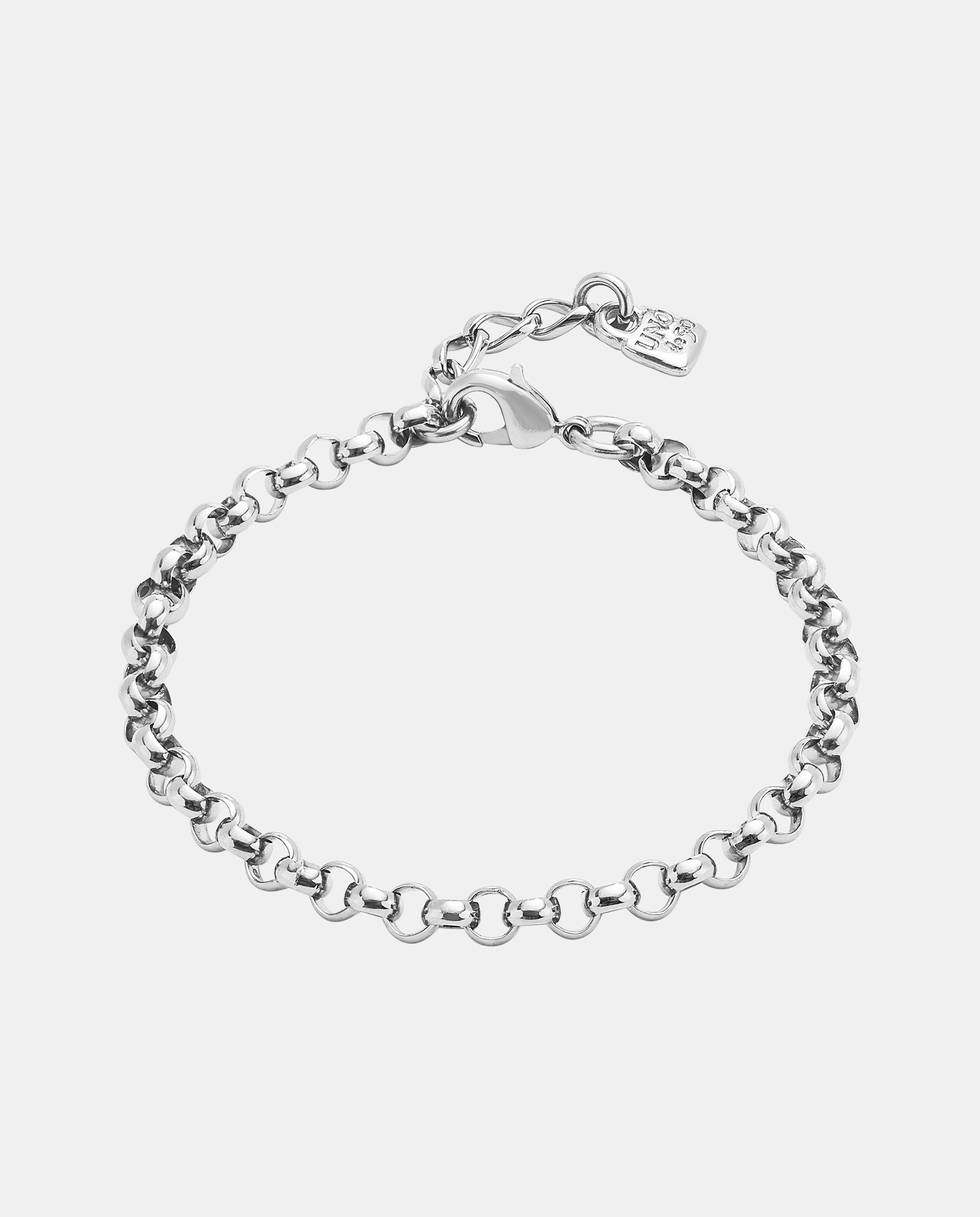 Imagen 0 de Pulsera cadena bañada en plata de ley Plata
