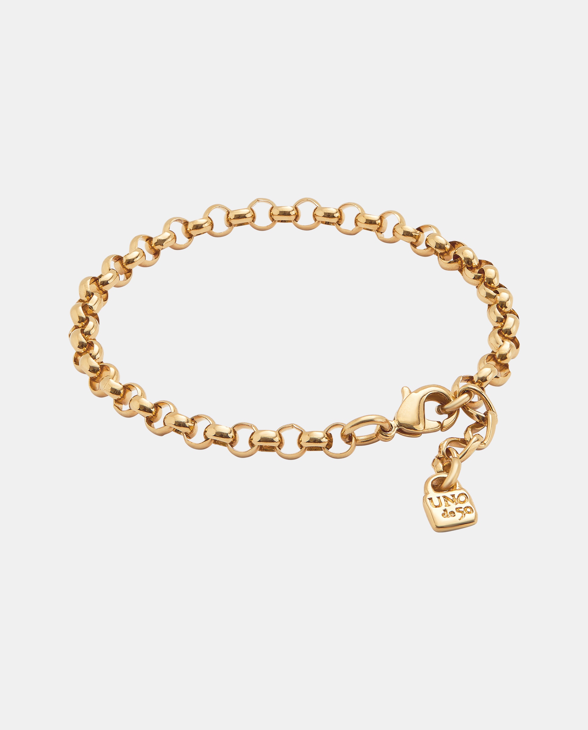 Imagen 3 de Pulsera cadena bañada en oro 18k - UNO de 50 - Oro Oro