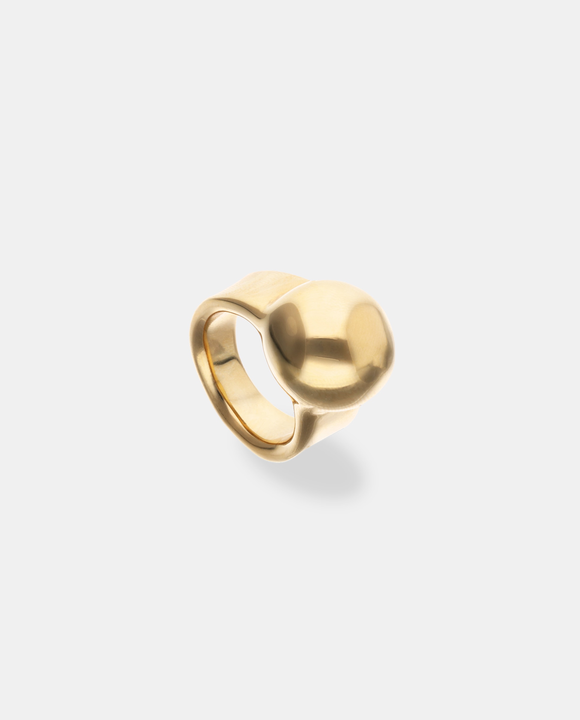 Anillo bañado en 18k con forma de esfera - UNO de 50 - Oro Oro-1
