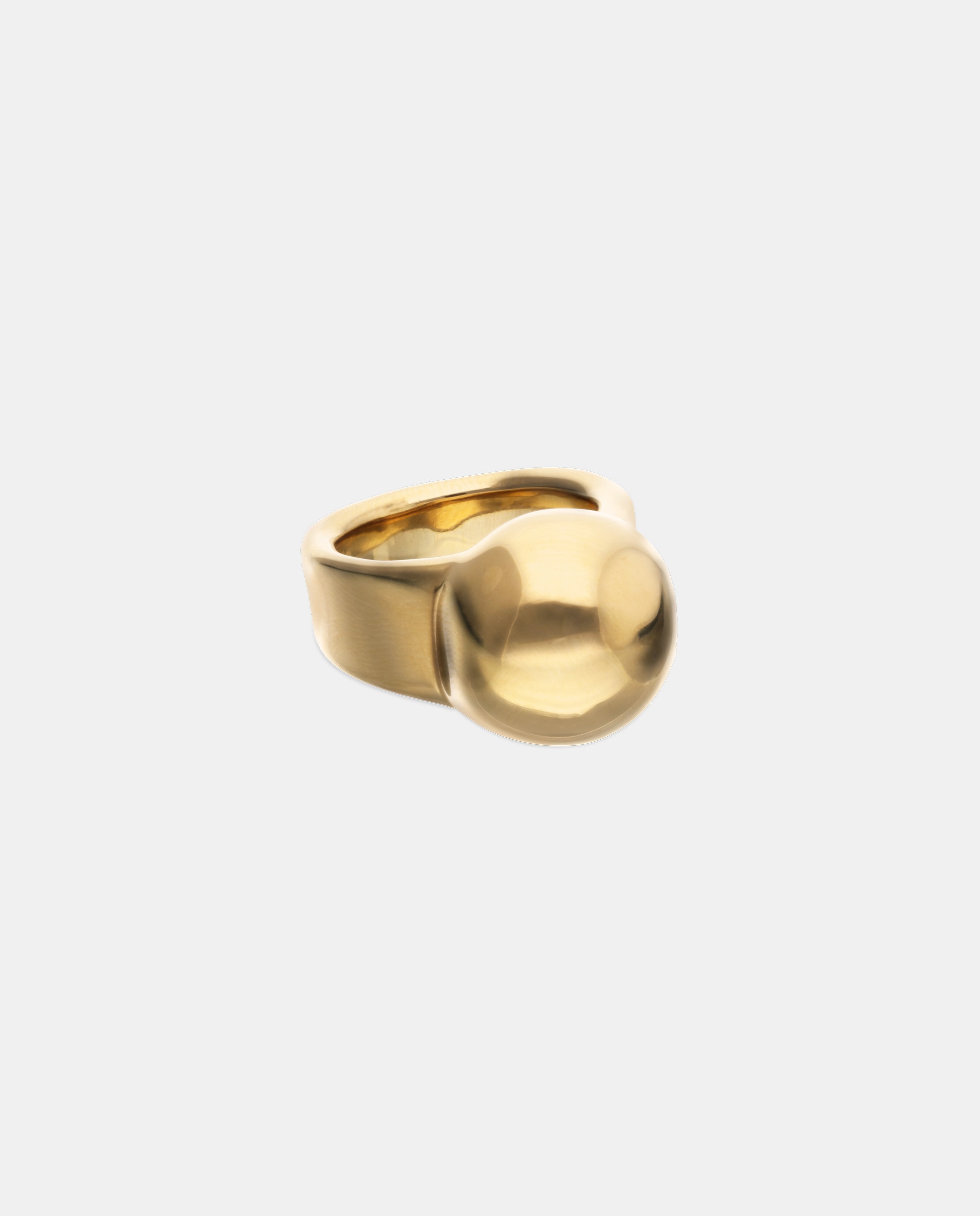 Anillo bañado en 18k con forma de esfera - UNO de 50 - Oro Oro-3