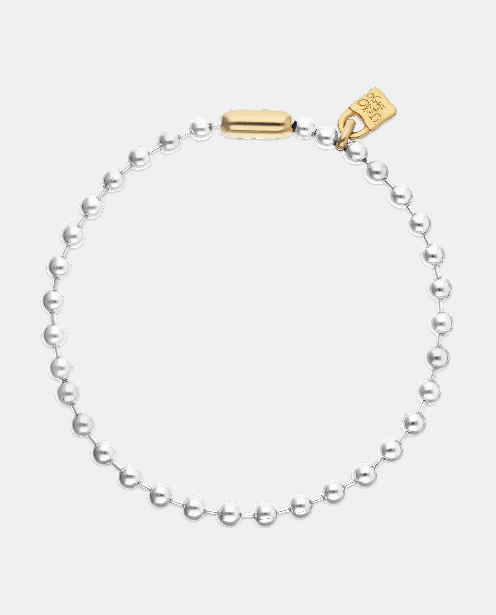 Imagen 0 de Collar de bolas bañado en plata de ley Plata