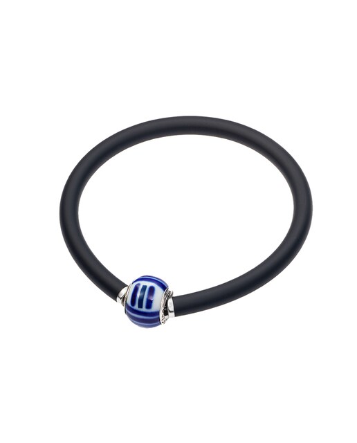 Imagen 0 de Pulsera de hombre Brigo de plata y porcelana