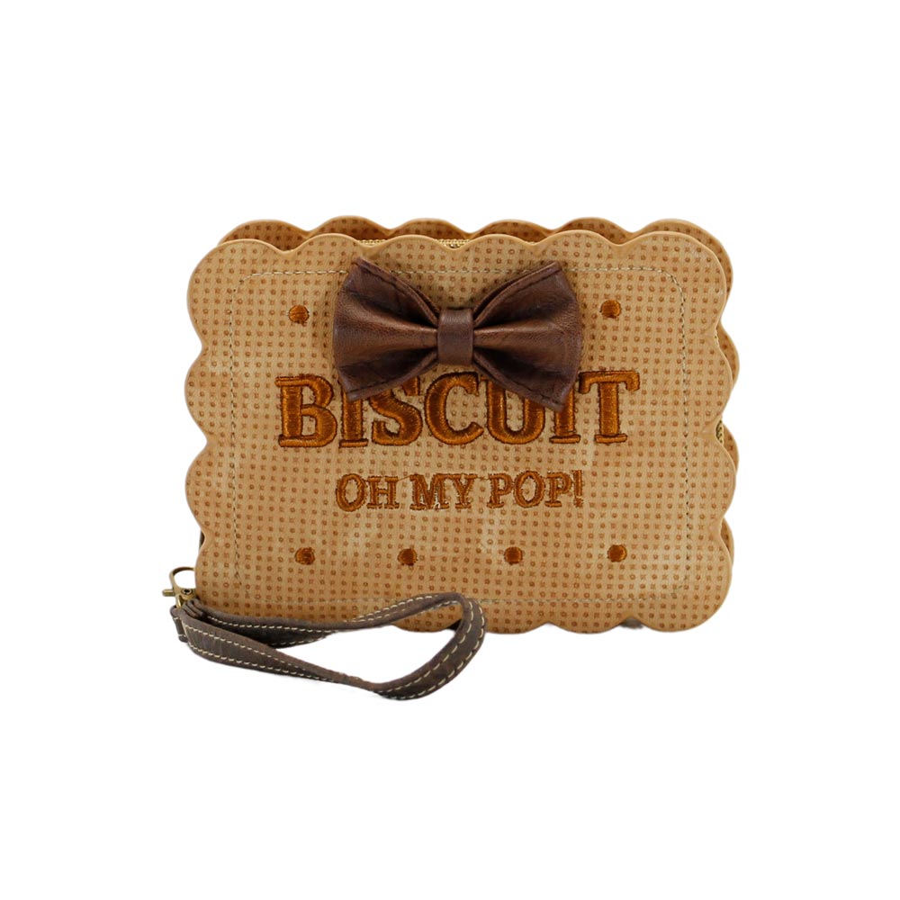 Billetero pequeño Oh My Pop! Biscuit Beige.