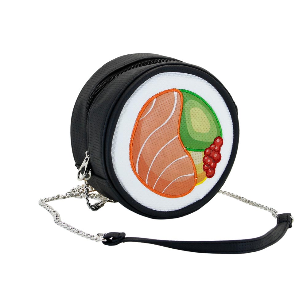 Bolso sushi Oh My Pop! Maki en color negro.
