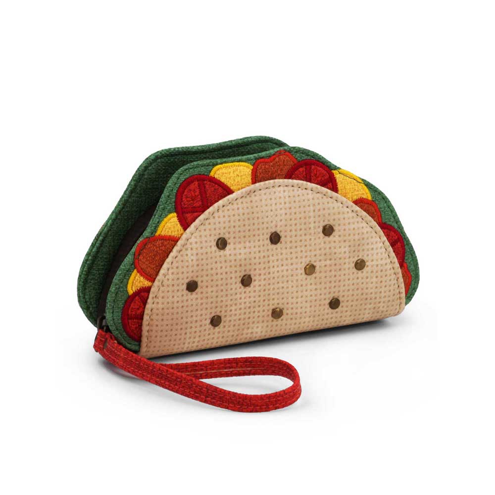 Monedero tex Oh My Pop! Tacos Beige.