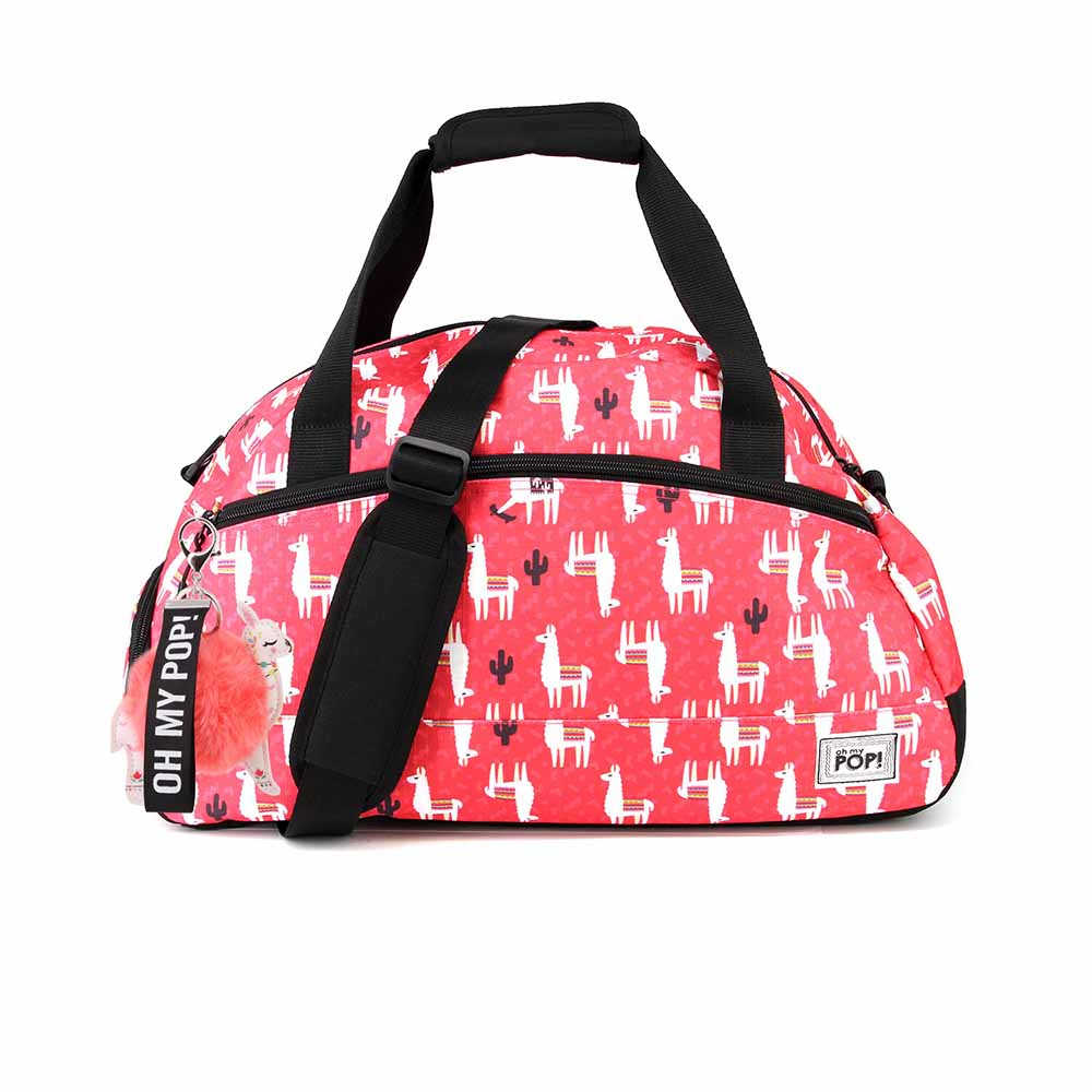 Bolsa de deporte uptown Oh My Pop! Cuzco en color rojo.