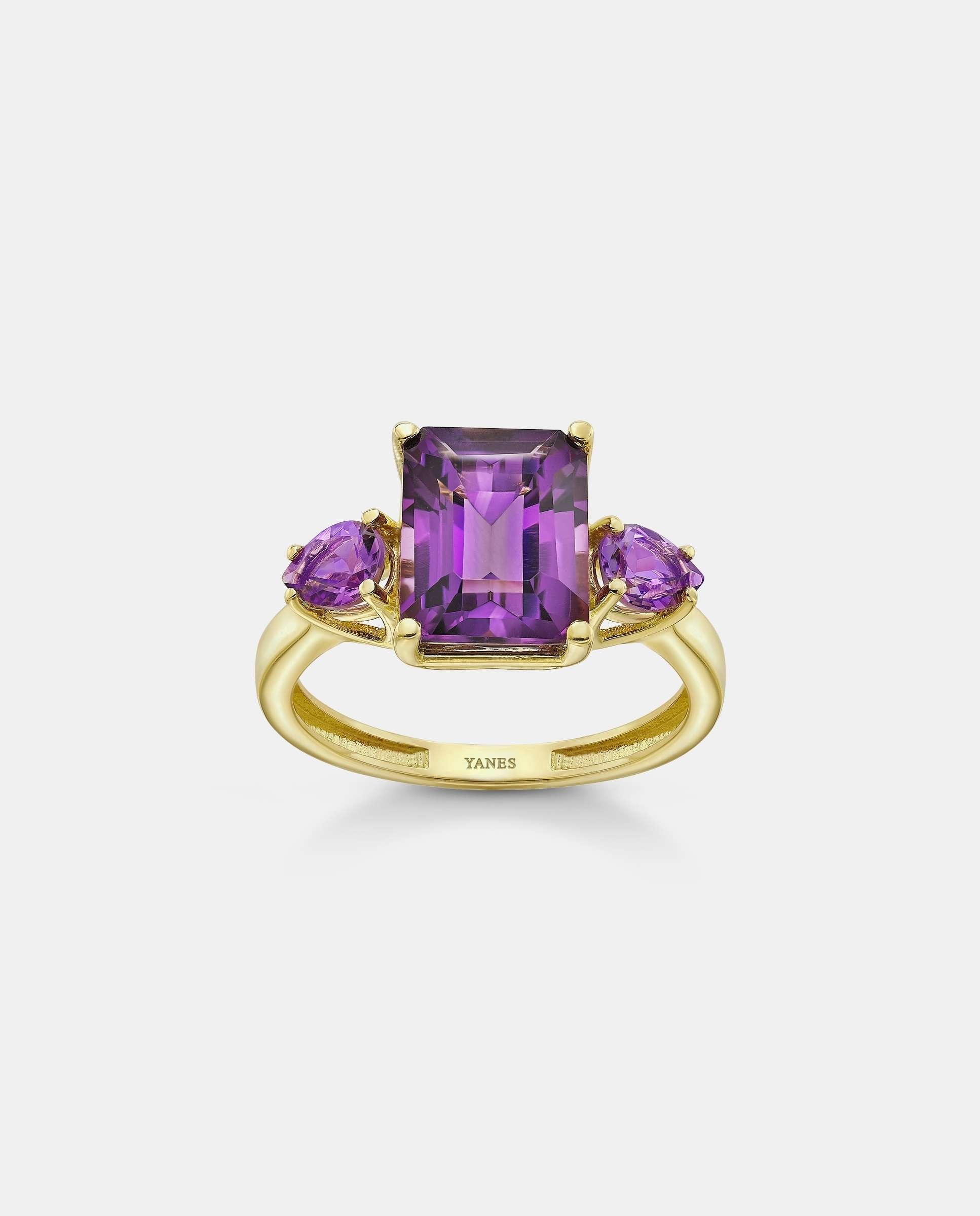 Anillo candy trio amatista - Yanes - Morado Morado-4