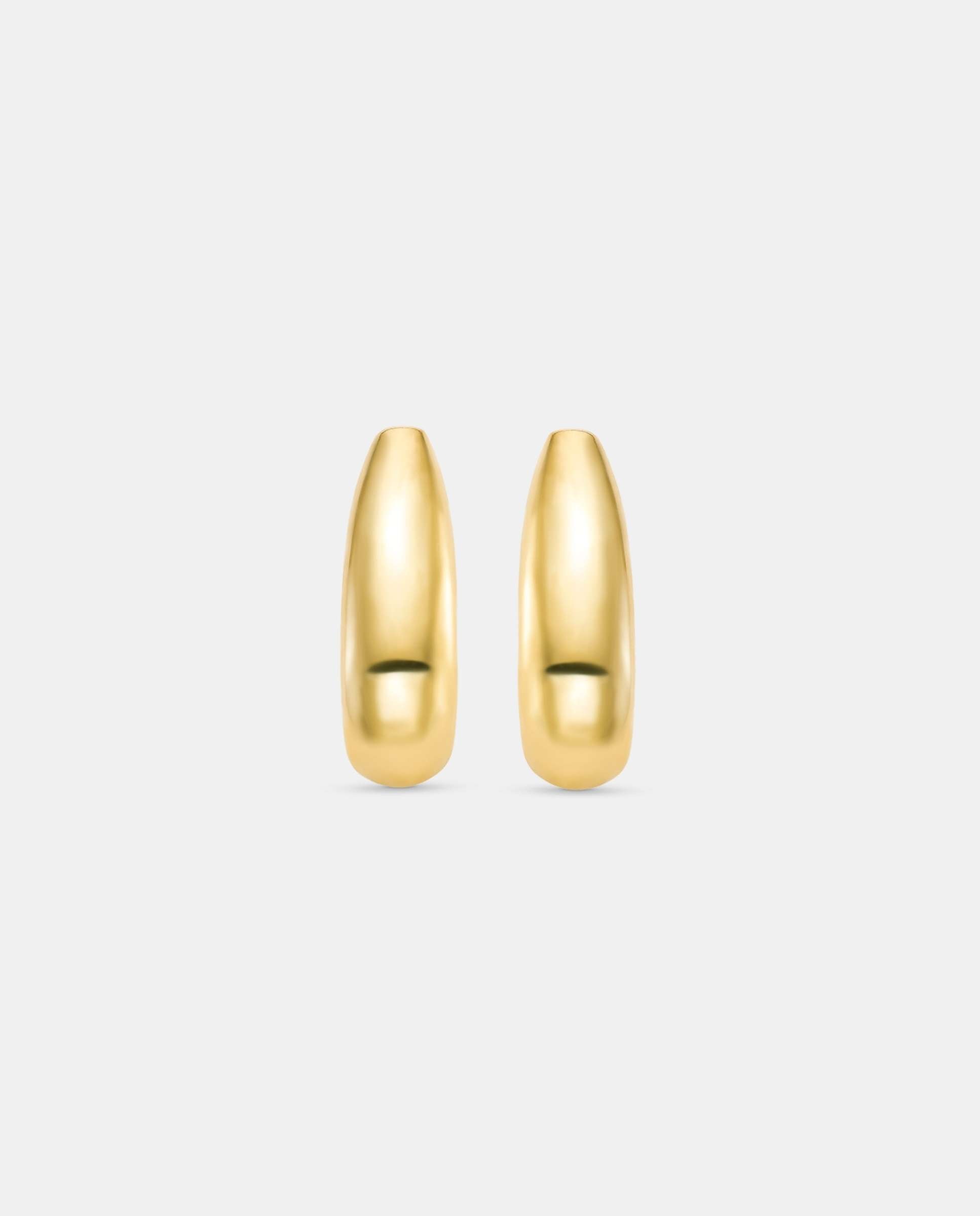 Pendientes lagrima - Yanes - Dorado Dorado-1
