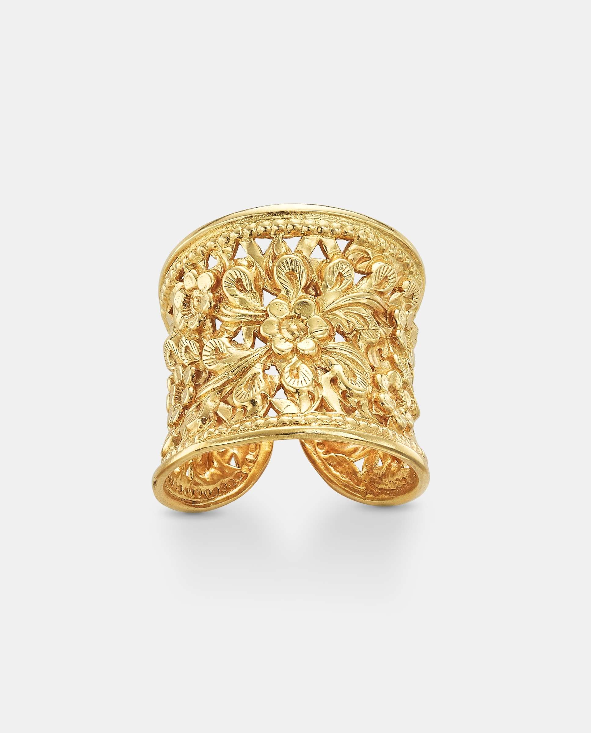 Anillo traviata - Yanes - Dorado Dorado-4