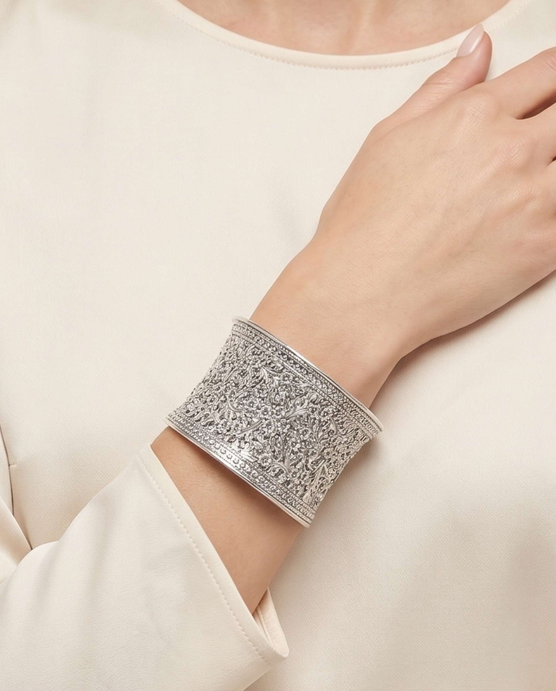 Pulsera traviata - Yanes - Plateado Plateado-2