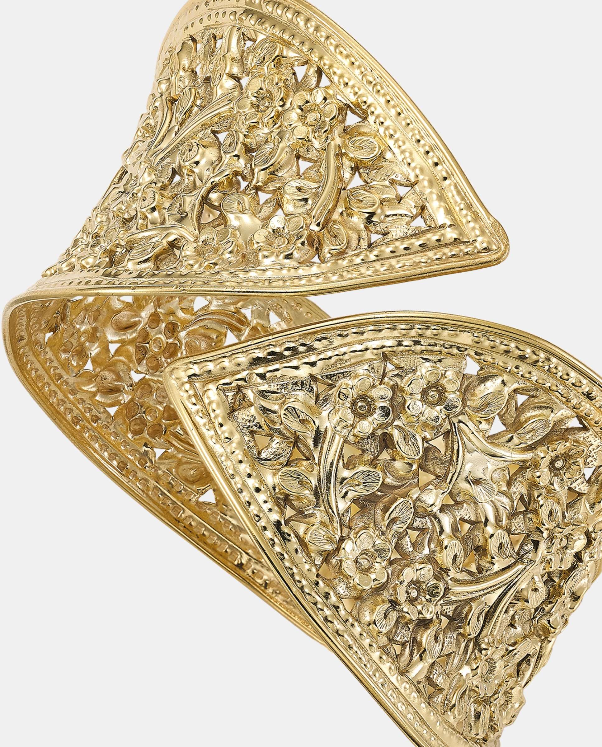 Pulsera traviata diagonal - Yanes - Dorado Dorado-3