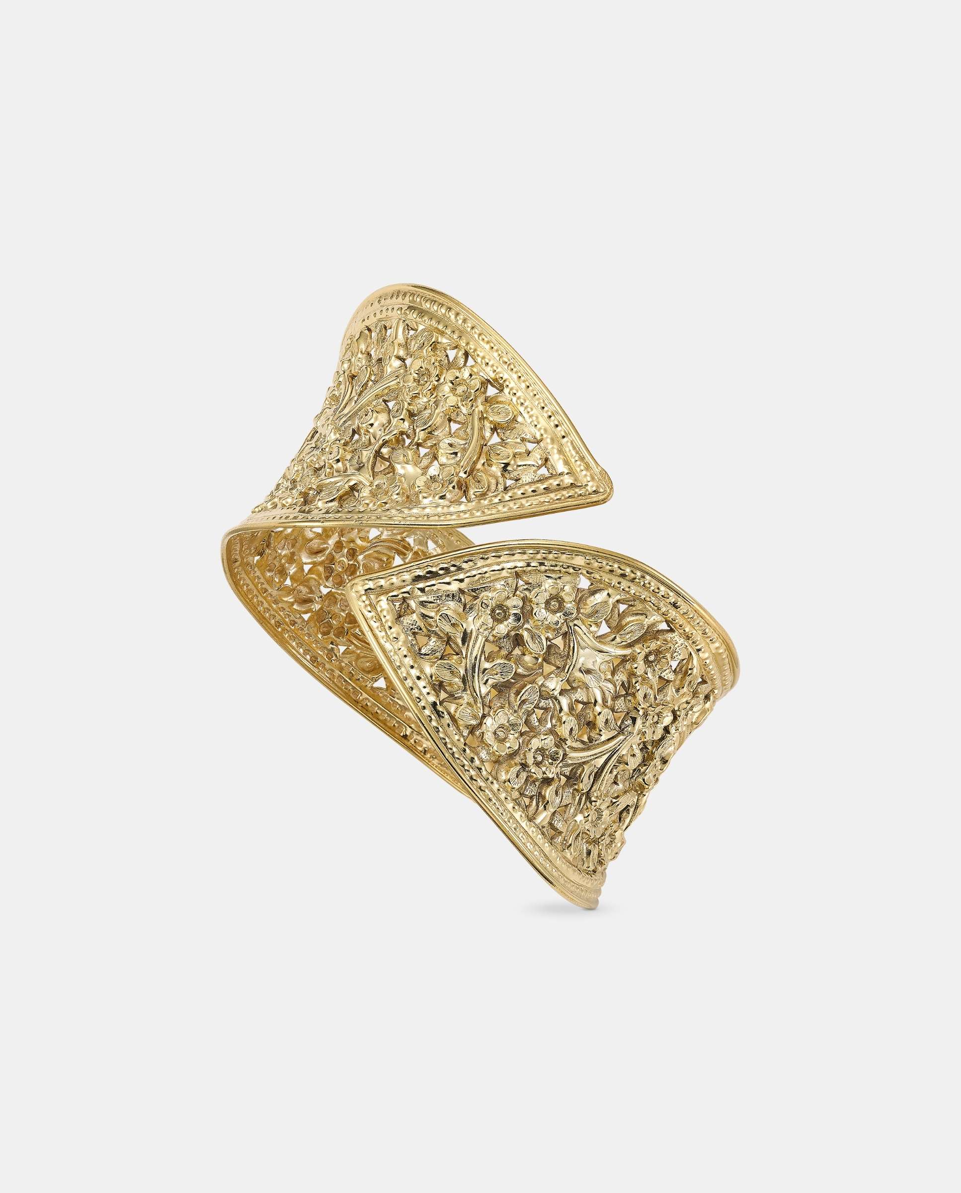 Pulsera traviata diagonal - Yanes - Dorado Dorado-4