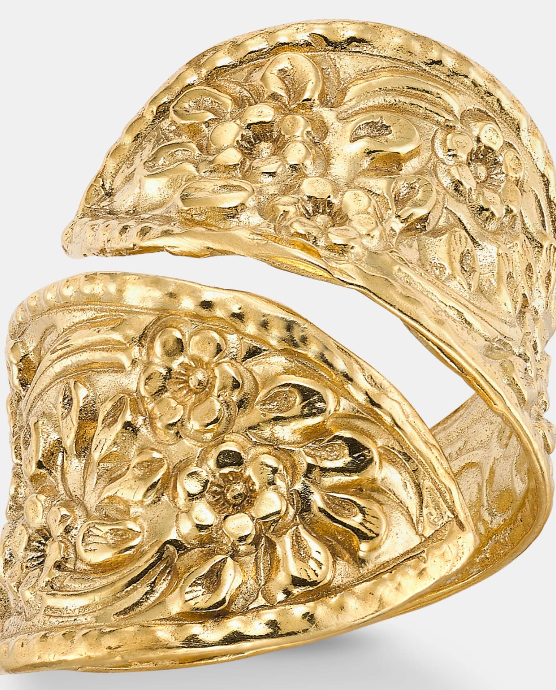 Anillo traviata diagonal - Yanes - Dorado Dorado-3