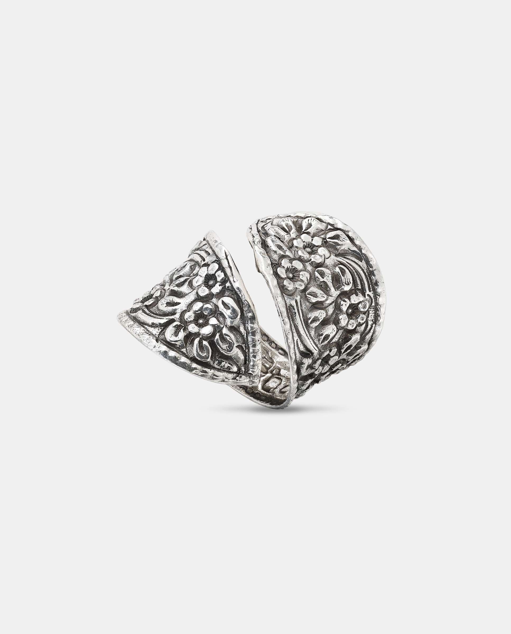 Anillo traviata diagonal - Yanes - Plateado Plateado-4