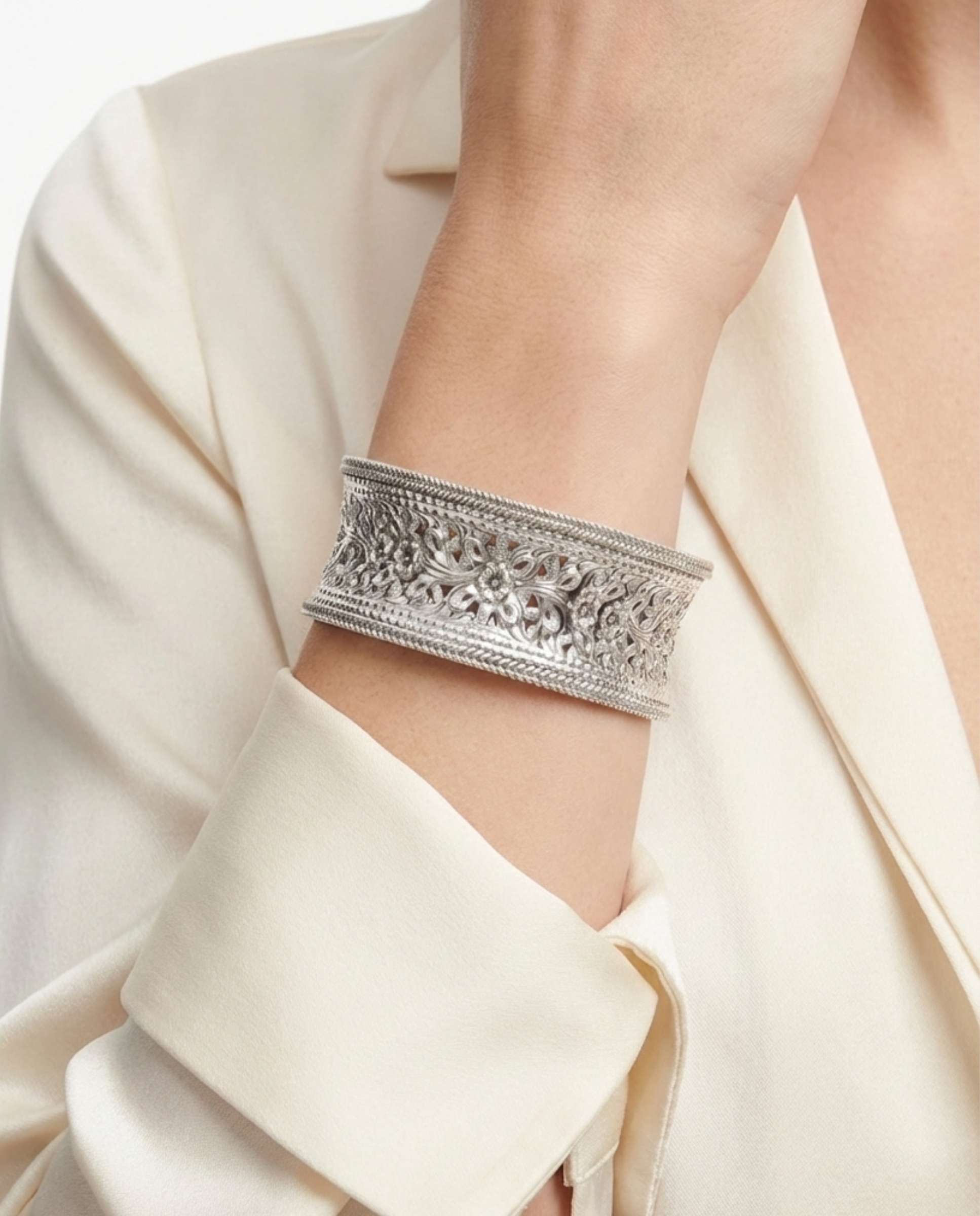 Pulsera traviata - Yanes - Plateado Plateado-2