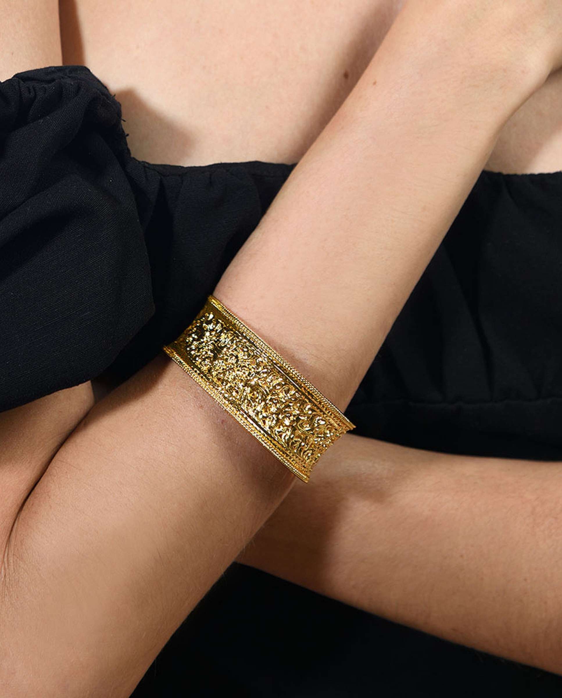 Pulsera traviata - Yanes - Dorado Dorado-2