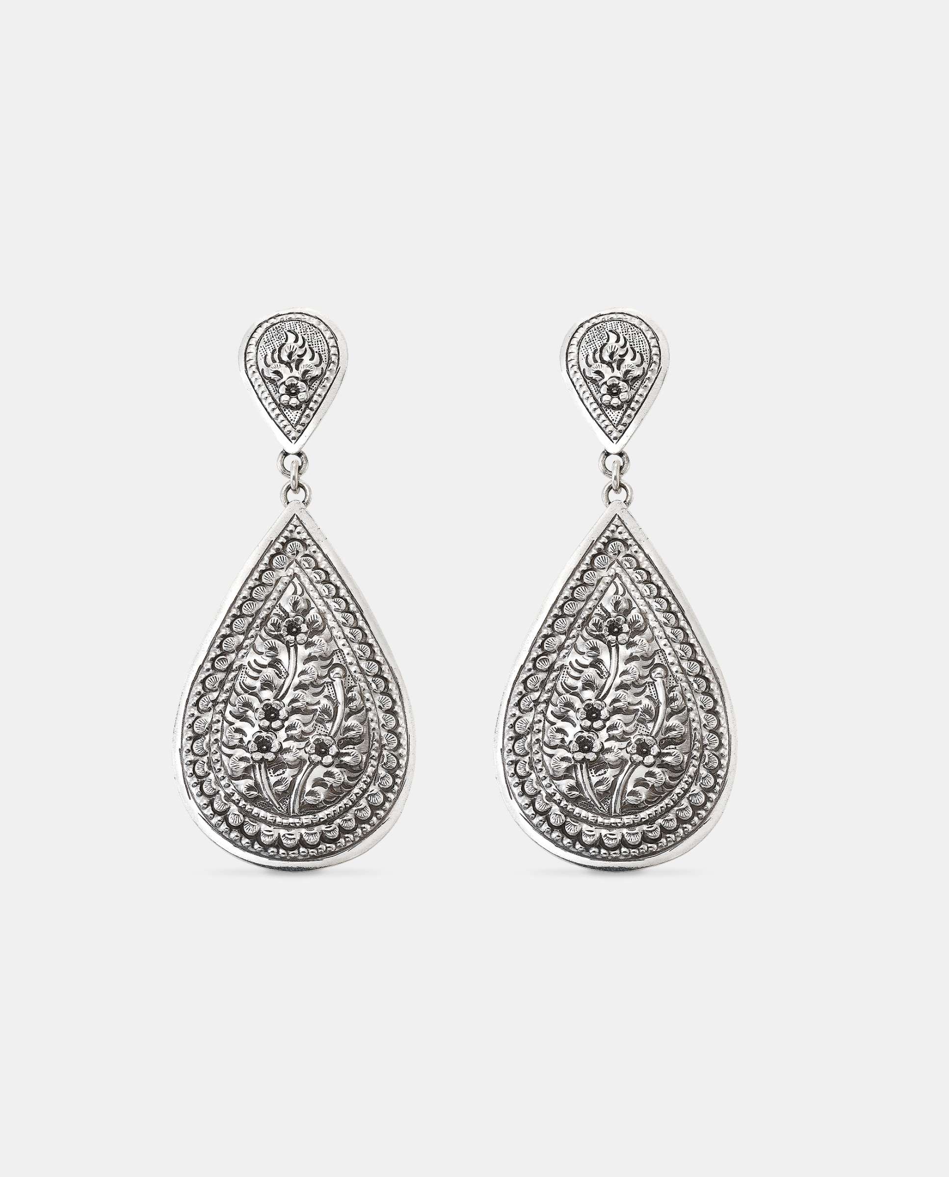 Imagen 0 de Pendientes traviata gota Plateado