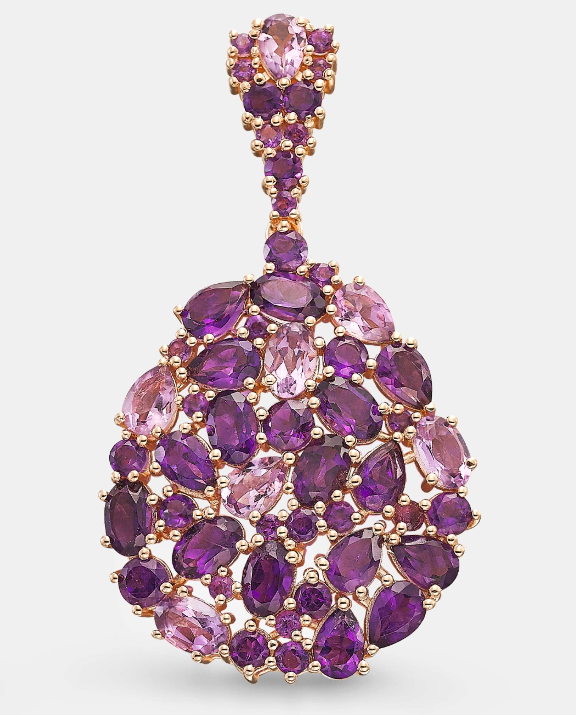 Pendientes vivaci amatista - Yanes - Morado Morado-3