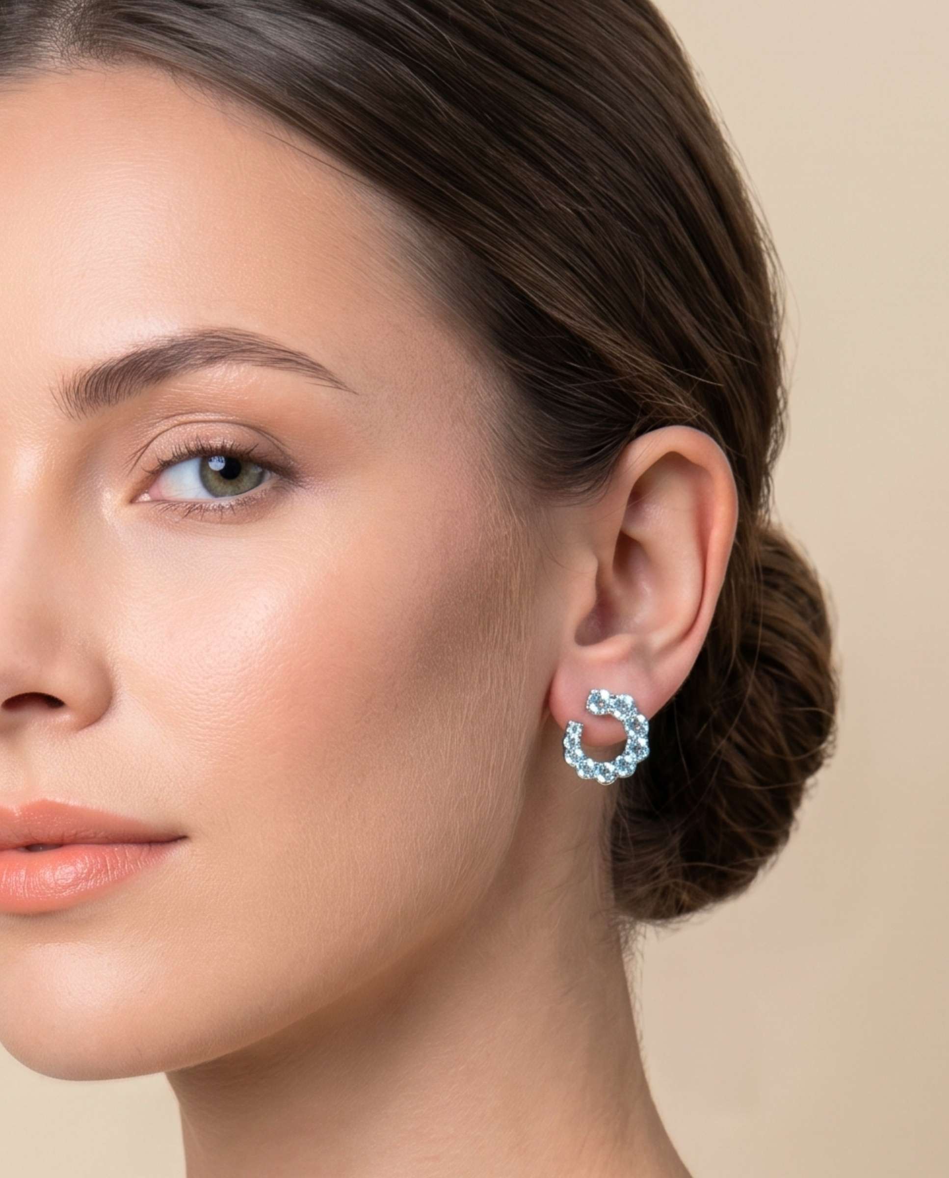 Pendientes lautrec topacio - Yanes - Azul claro Azul claro-2