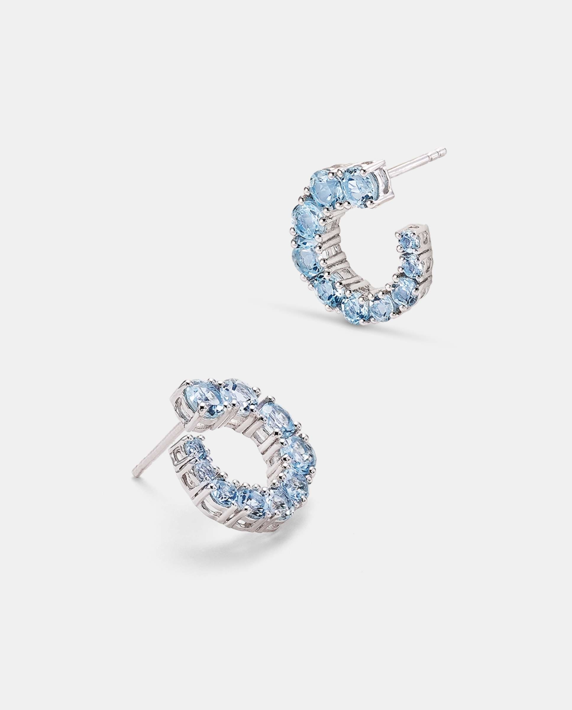 Pendientes lautrec topacio - Yanes - Azul claro Azul claro-4