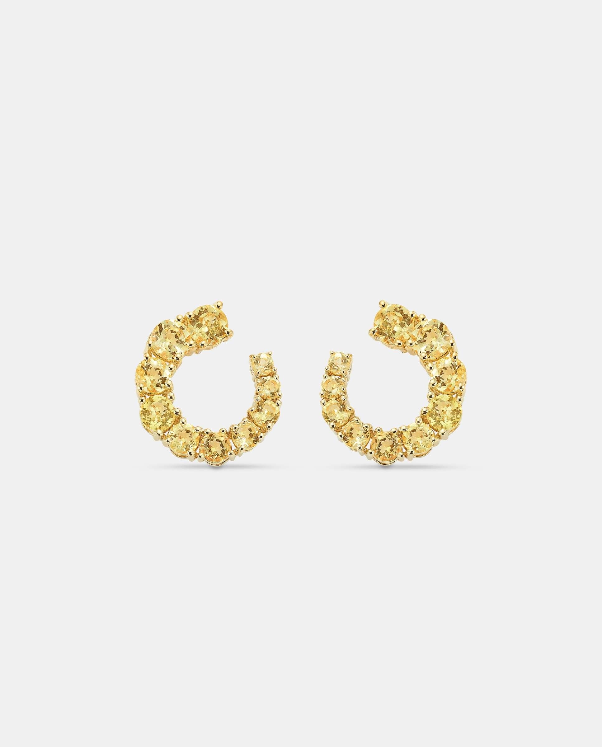 Pendientes lautrec cuarzo limón - Yanes - Amarillo limón Amarillo limón-1