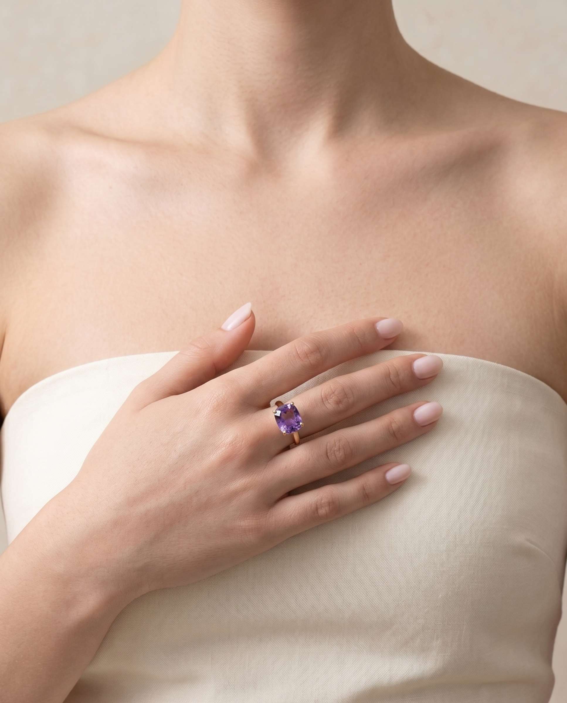 Anillo sweet amatista - Yanes - Morado Morado-2